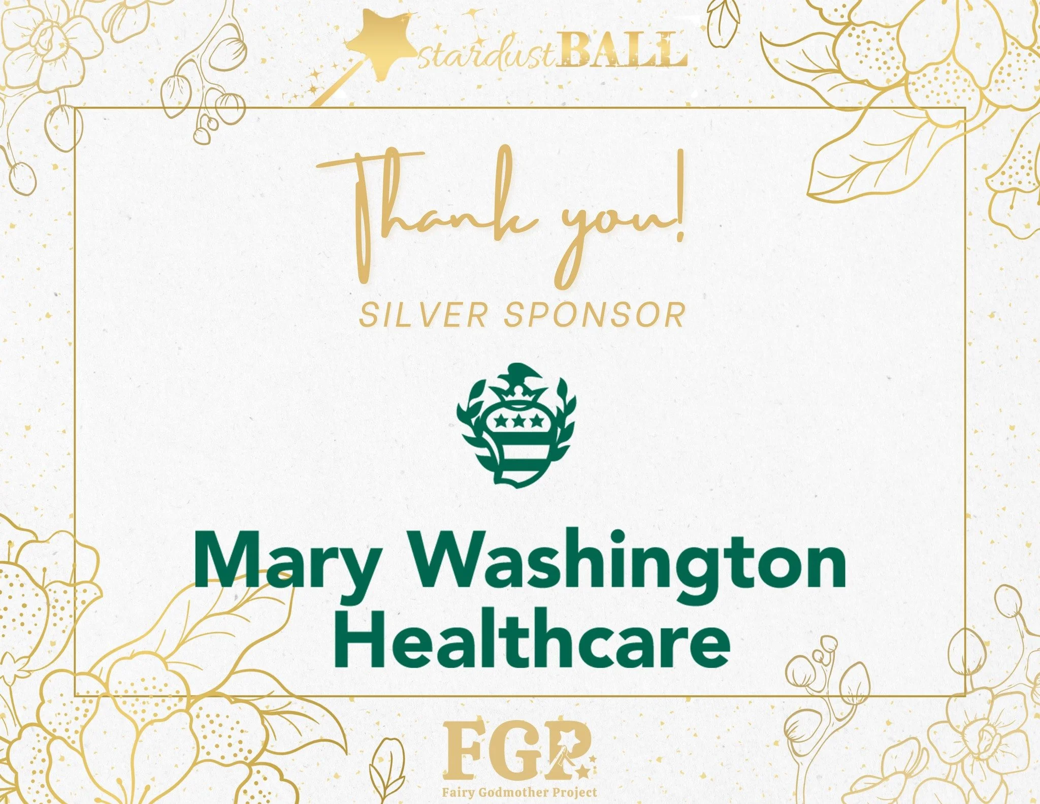 We are thankful to Mary Washington Healthcare for being a Silver Sponsor for this year's Stardust Ball and for being a partner in helping support local pediatric cancer families. Their mission is to improve the health of the people in the communities