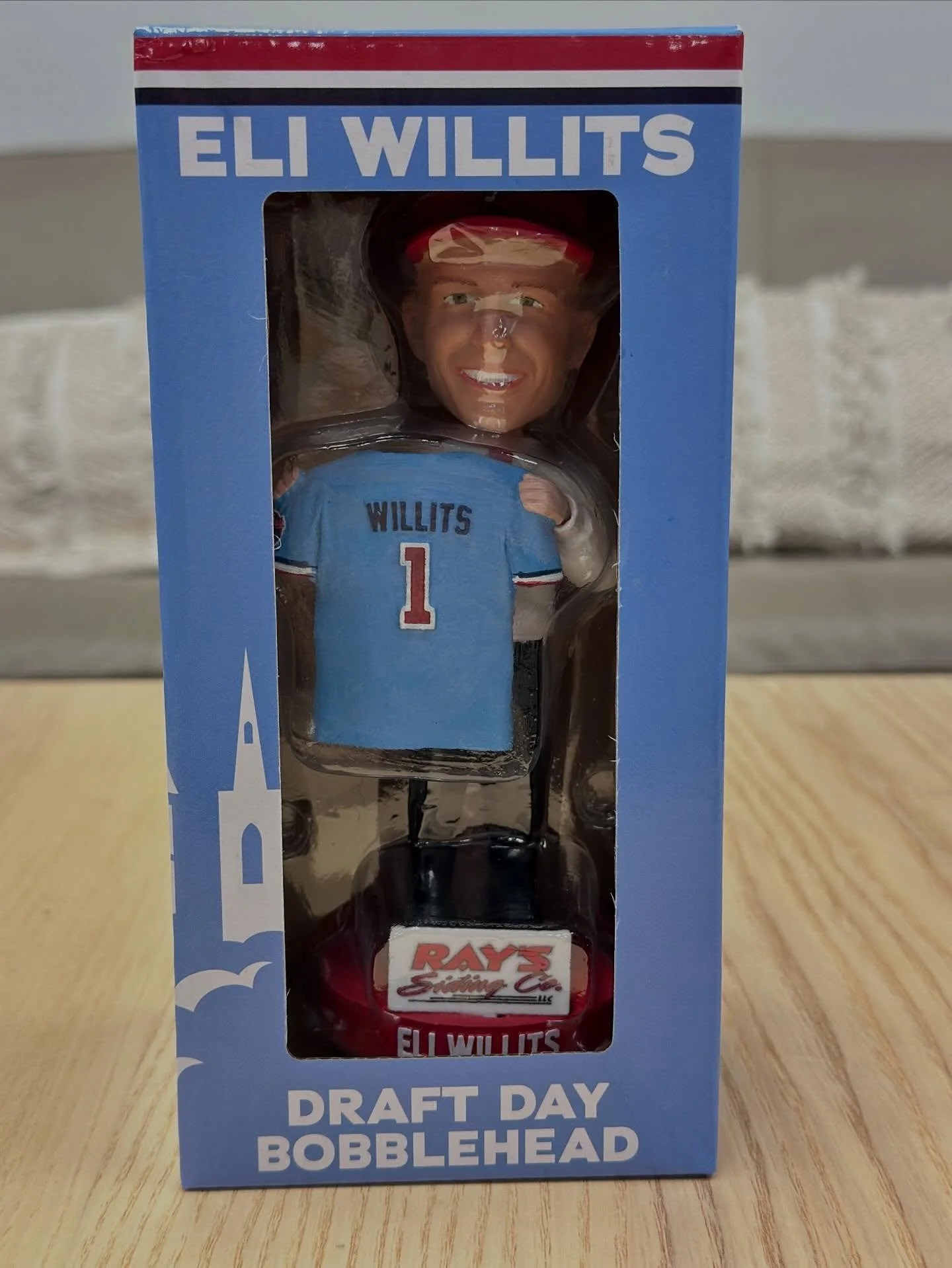 Just added to our FredNats Silent Auction package... an Eli Willits Draft Day Bobblehead! One of baseball&rsquo;s exciting young prospects and a name fans will be watching, Eli makes this already fun package even better. If you have a baseball fan in