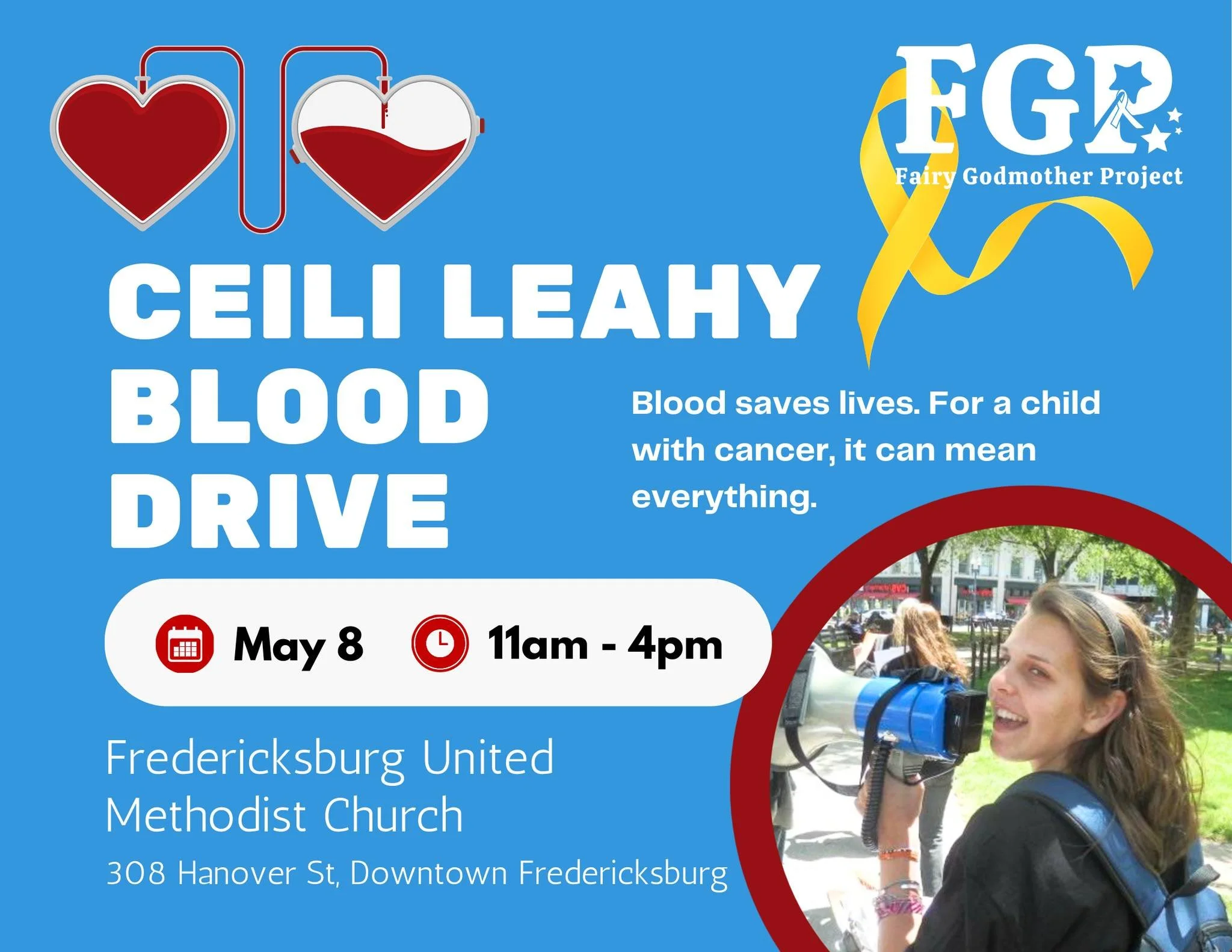 Let's show up in Ceili's memory and give blood for those who need it! Register now so we can fill the slots (we need 19 more!)! Link in bio!