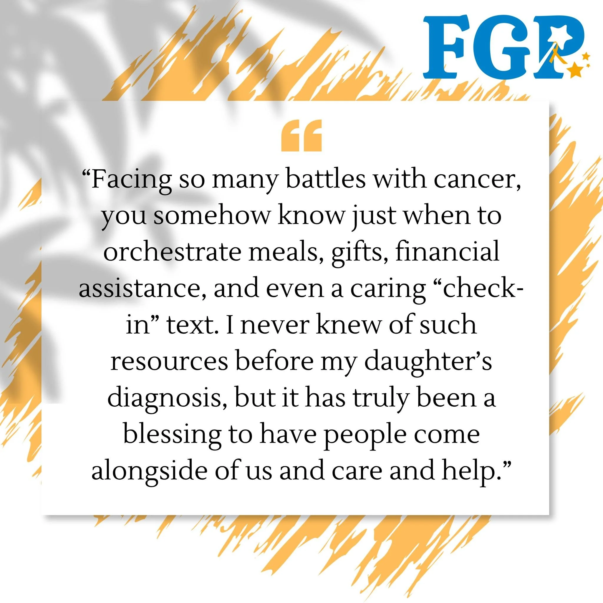 Cancer is the leading cause of death by disease for children in the U.S.

Behind that statistic are real children, exhausted parents, missed milestones, hospital stays, financial stress, and families trying to hold everything together while their wor