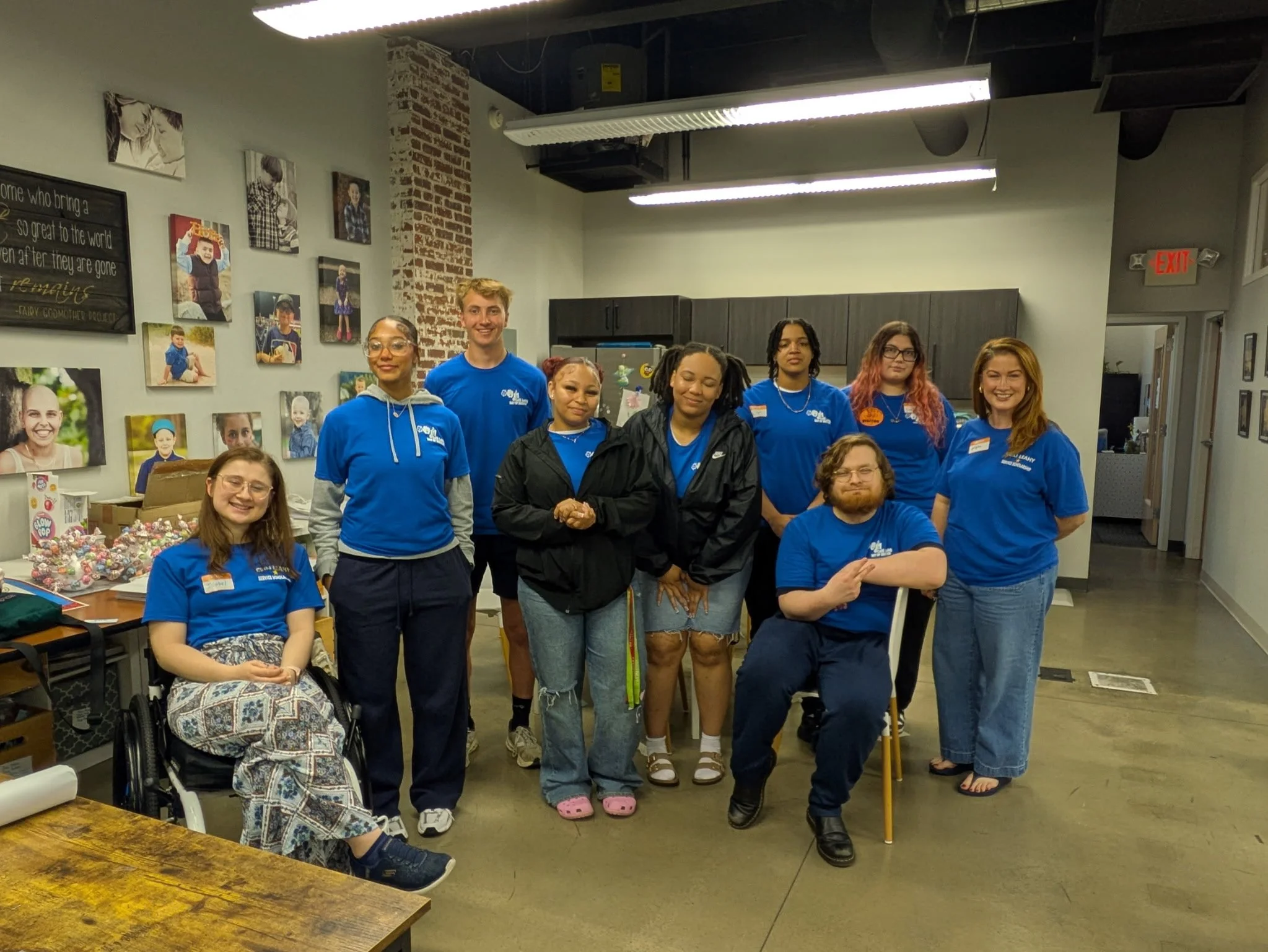Yesterday was the Ceili Leahy Day of Service! We were excited to have students at the FGP office assembling luminaries, working on materials for upcoming events, preparing gold ribbons for Childhood Cancer Awareness Month, and decorating meal/snack/c
