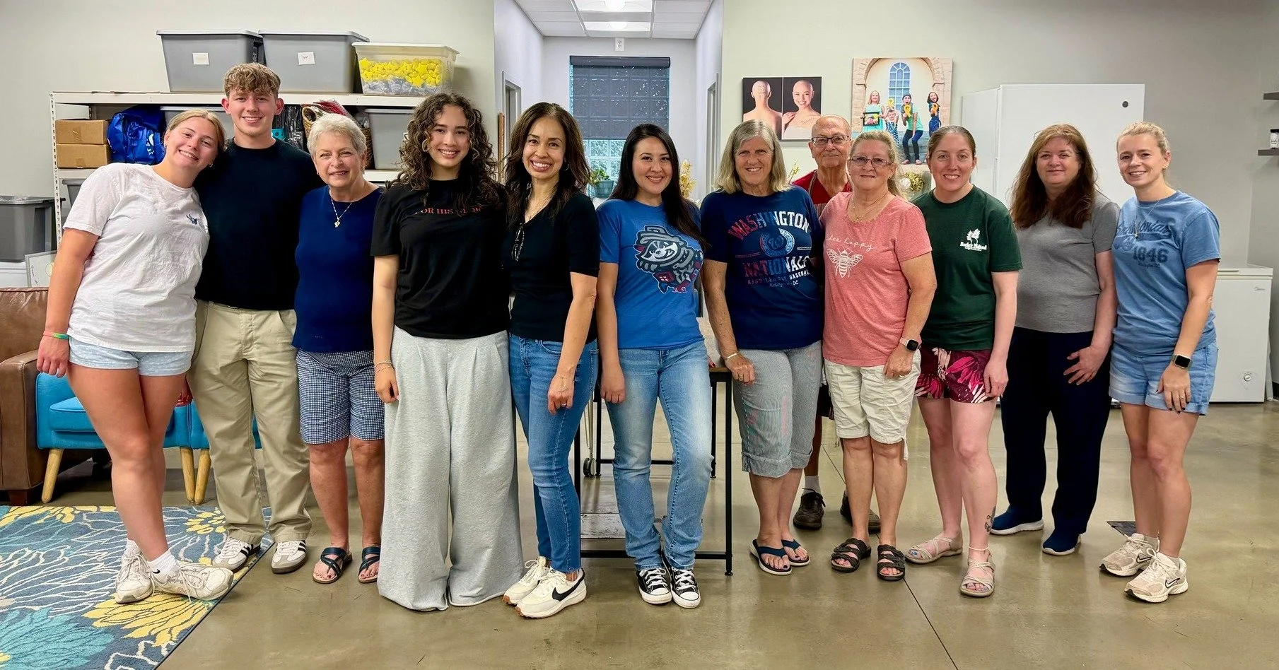 We were excited to welcome a few new meal makers this week! Food was peeled, chopped, shredded, diced, assembled, bagged, and frozen... resulting in 64 meals to nourish FGP families! Making meals has been a cornerstone of FGP since the very beginning