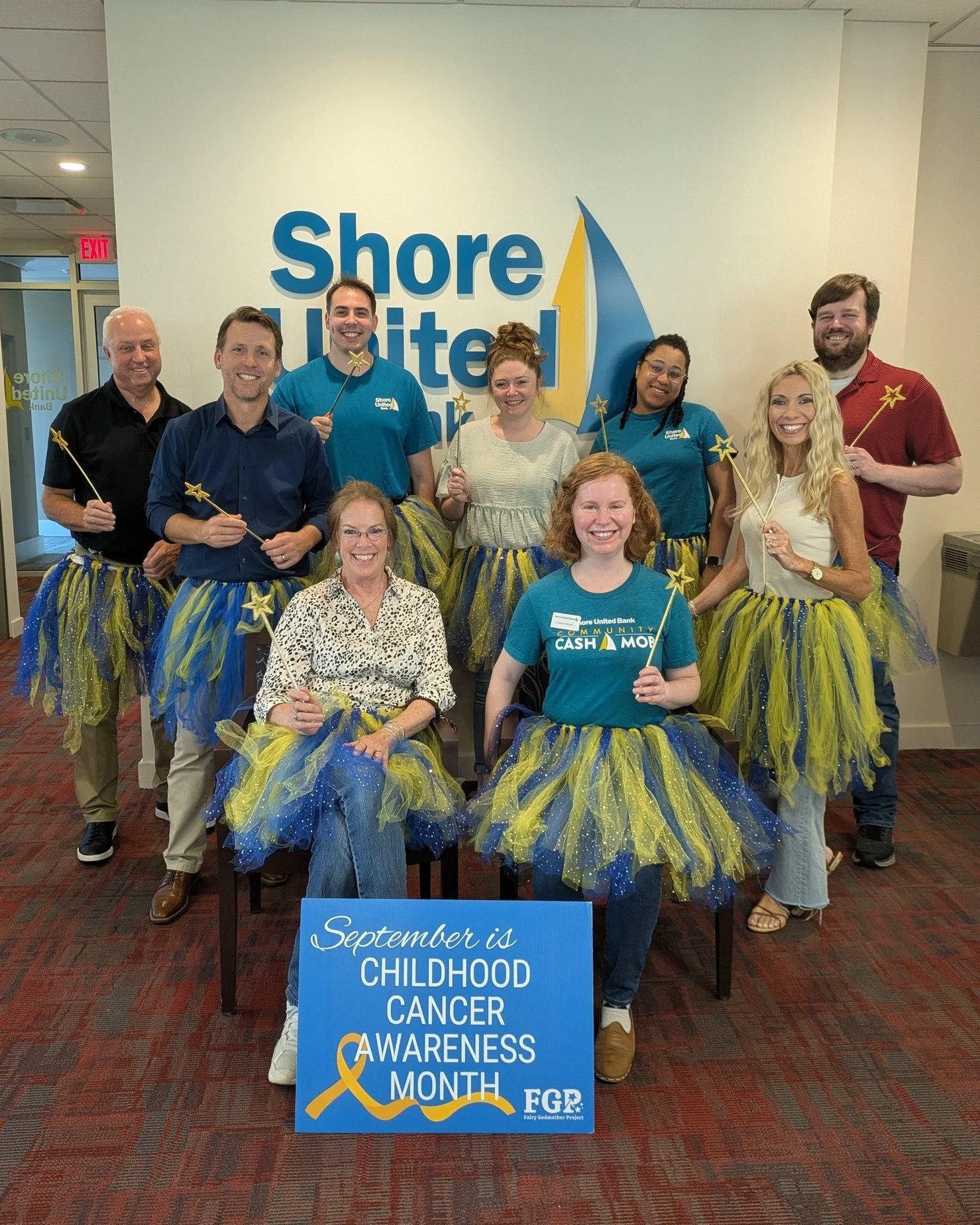 Shore United Bank isn't just supporting our tutu campaign, they're getting in on the fun too! 💛 Throughout September, they are donating $50 to FGP for every local business that participates in our tutu campaign, up to 25 businesses! Their generosity