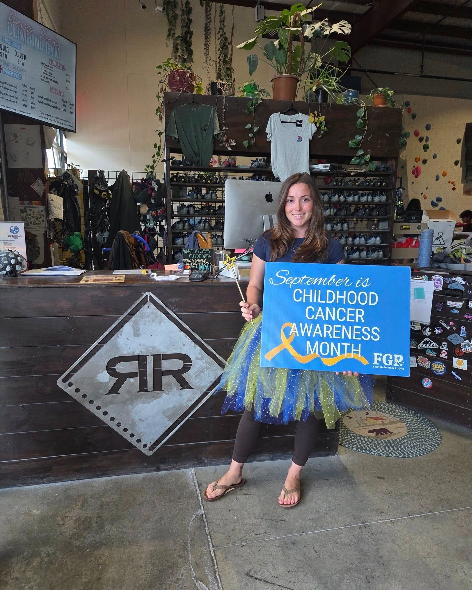 Rapp Rocks is climbing for a cause and helping us spread awareness about childhood cancer! 💛 Fredericksburg&rsquo;s climbing gym is all about adventure, fitness, and building community, and we&rsquo;re grateful to have them joining our awareness cam