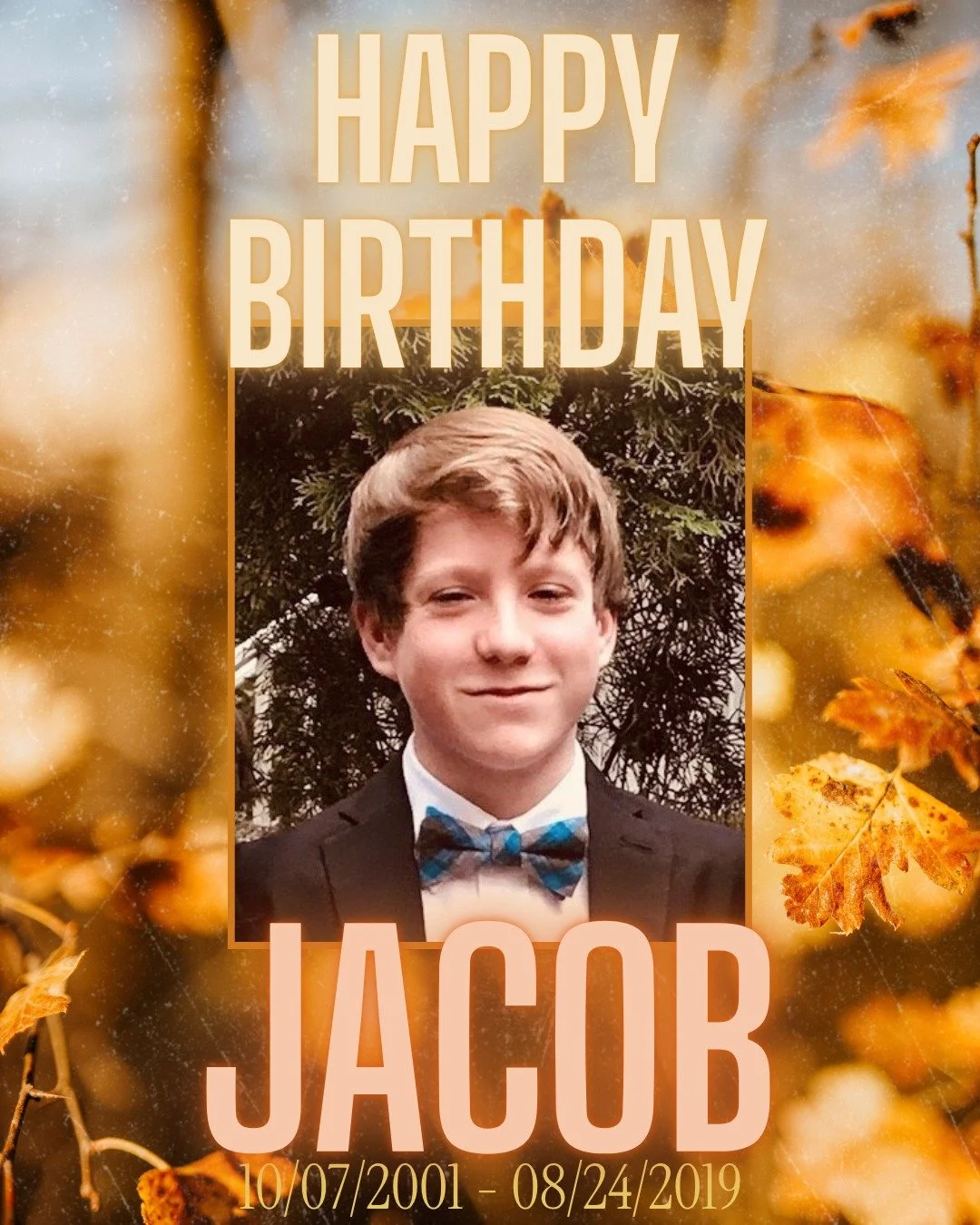 Celebrating Jacob's life and the joy he brought to so many ✨