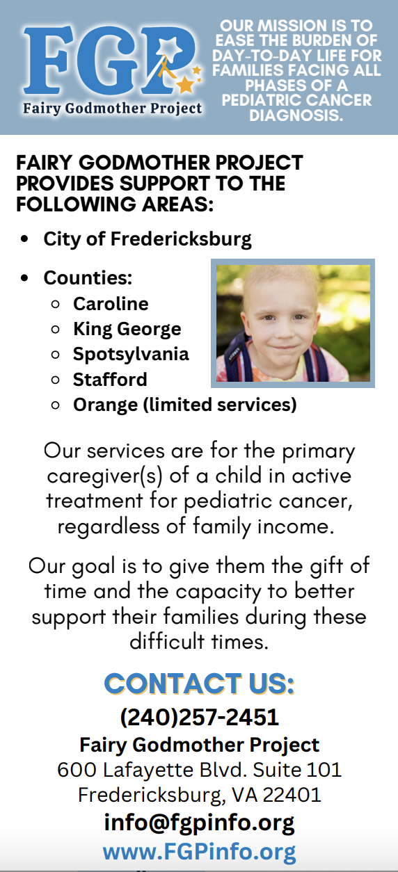 Infographic describing the fairy godmother project