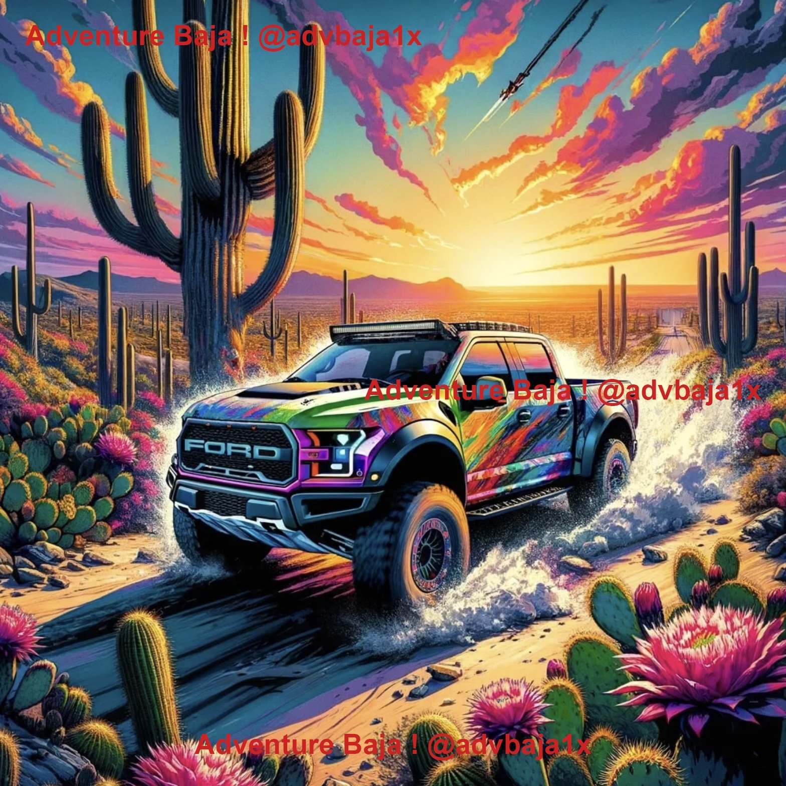 Desert Cruze Framed Art .jpeg