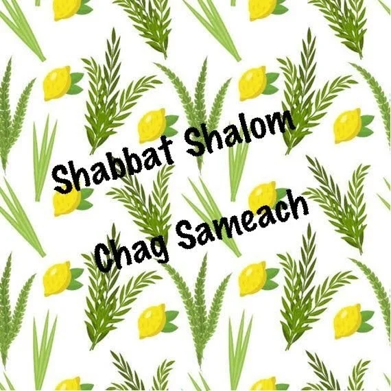In Person and Virtual Shabbat Service with Martin and Cheryl Gewing. Kiddush luncheon provided by attendees in the sukkah in the Courtyard.