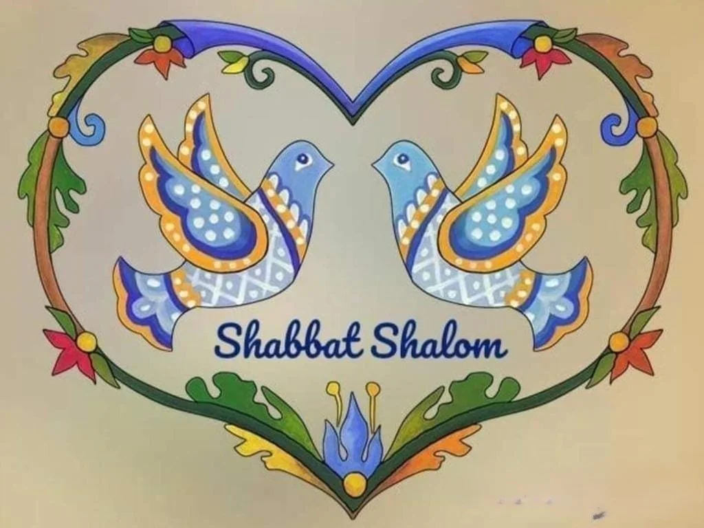 In Person and Virtual Shabbat Service with Rabbi White. Potluck Kiddush luncheon provided by attendees.