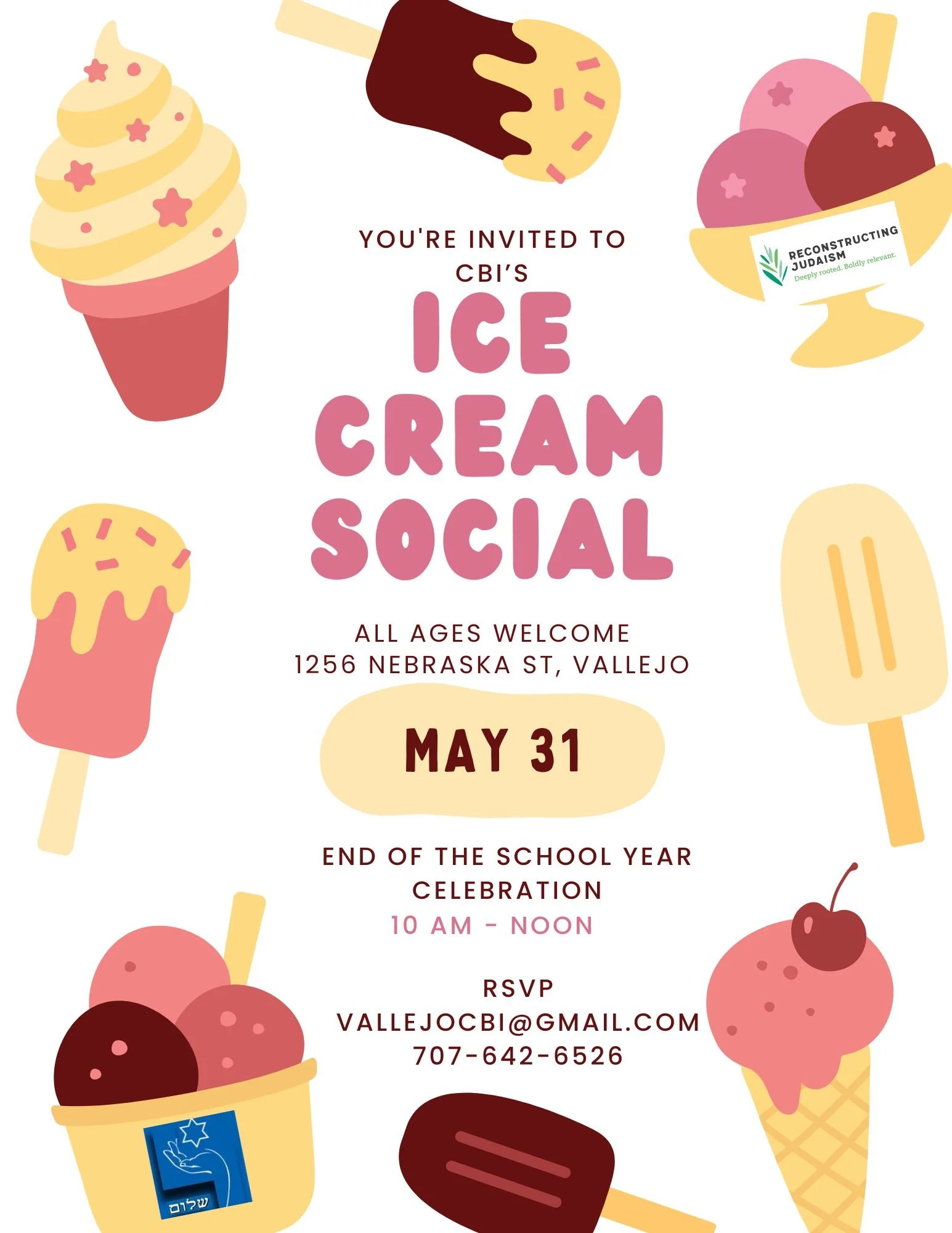 End of the School Year Ice Cream Social