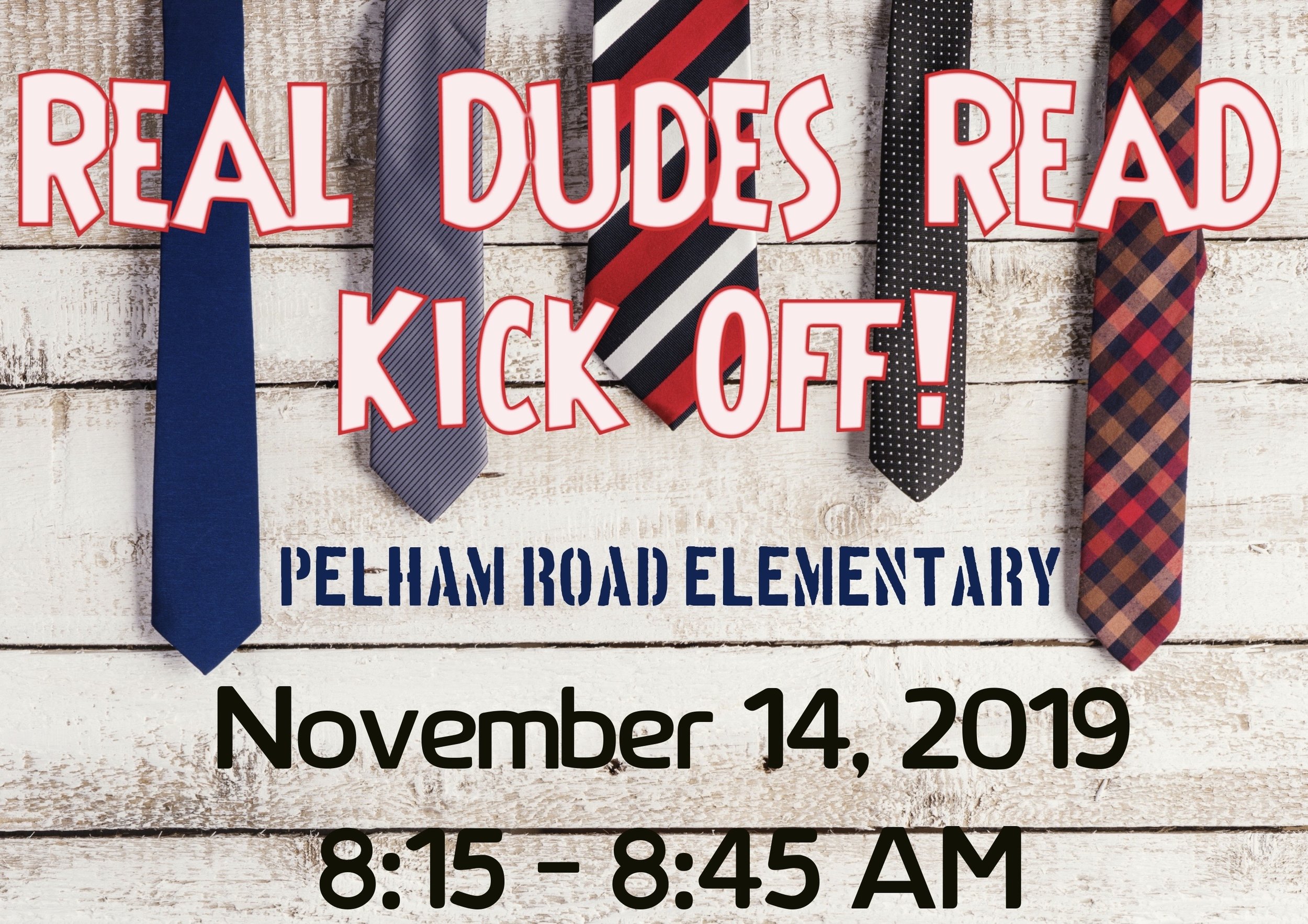 Pelham Road Elementary Real Dudes Read