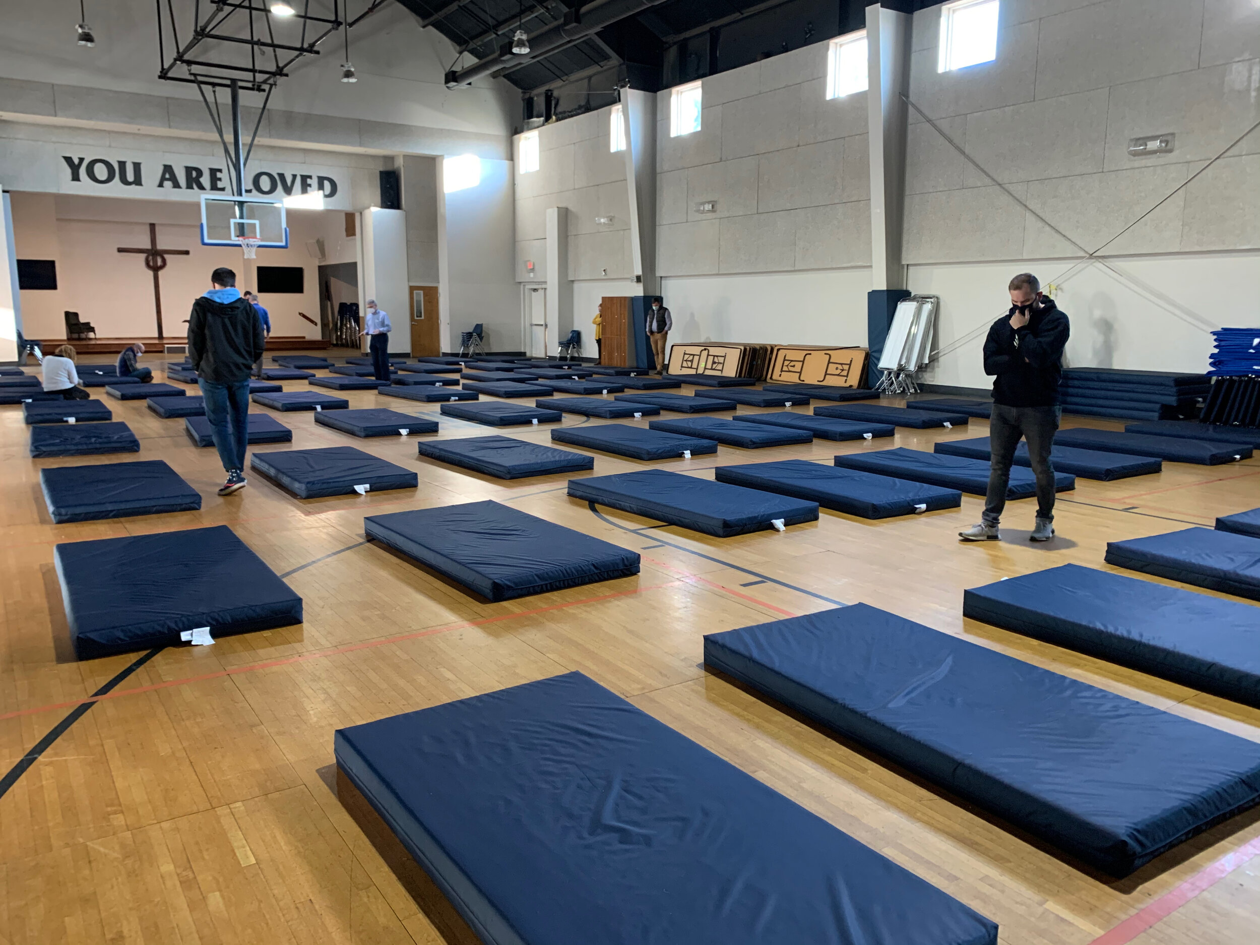 Cold Weather Shelter Mats Prayer of Dedication
