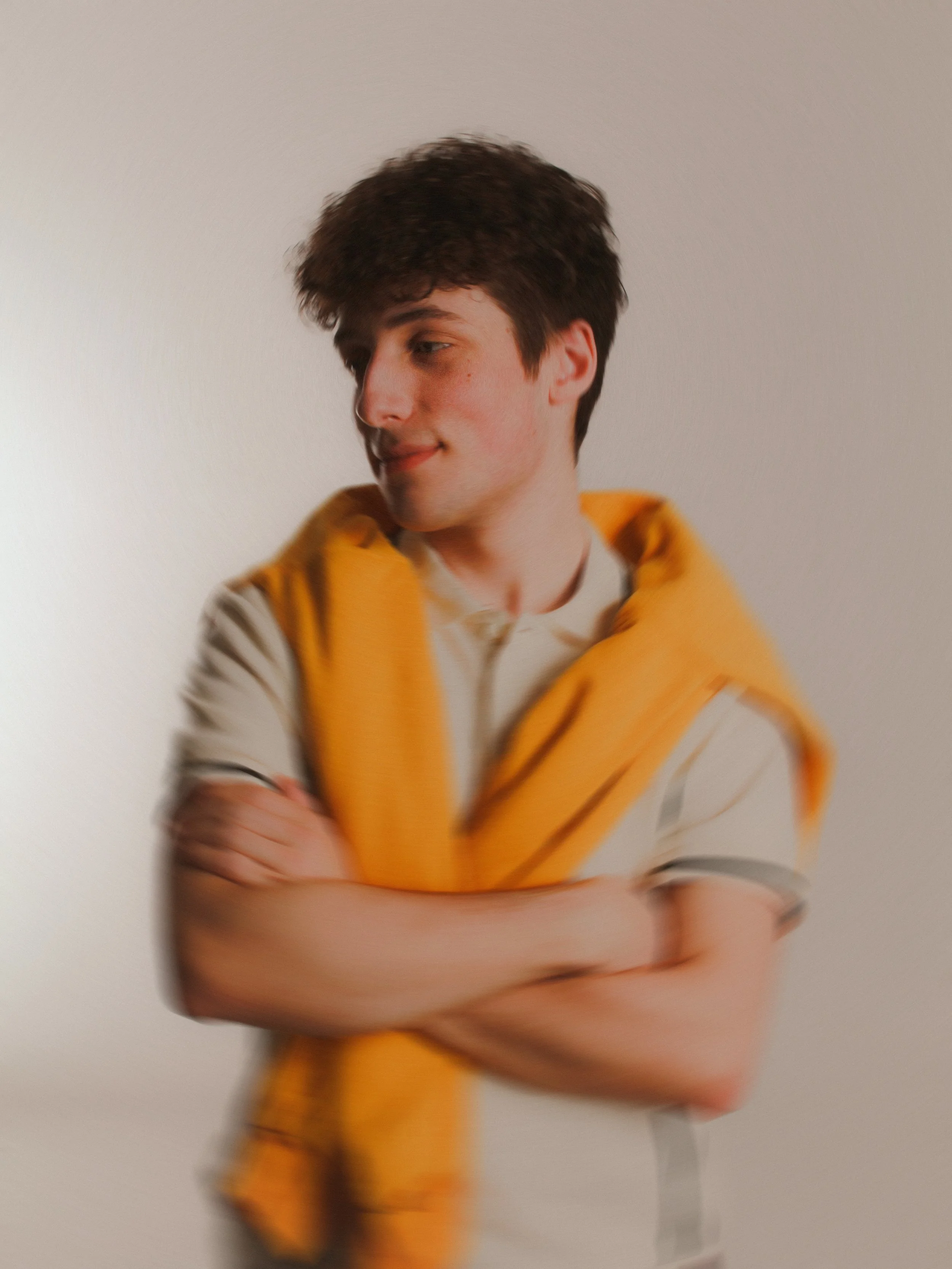 carter in the studio