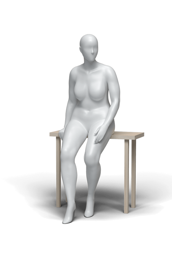 151 Female Size 16 pose 5