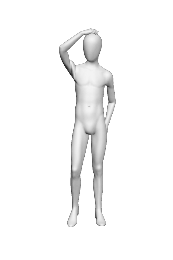 151 Kids 12Y Boy Pose 5 Arm 1