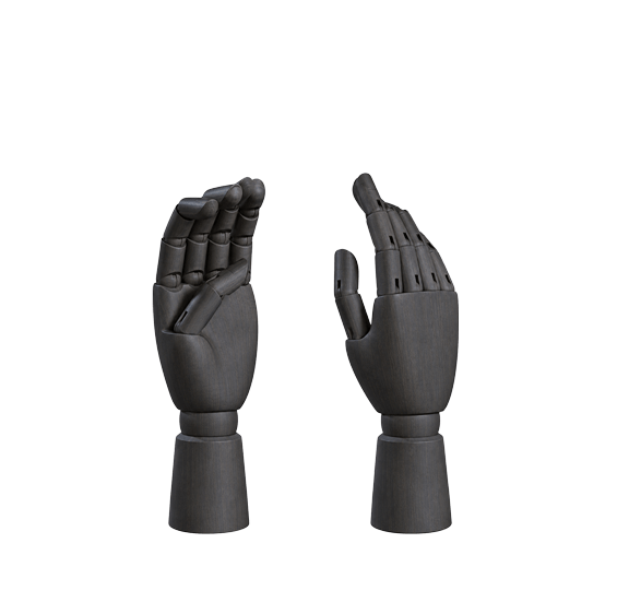 Articulated Hand Set of Two (Left & Right)