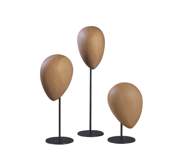 Tear Drop Wooden Head