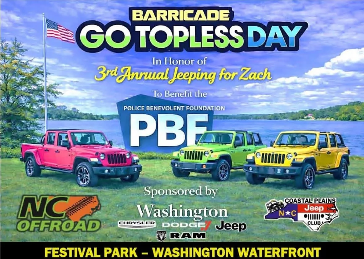 Go Topless Day - Jeeping for Zack May 16, 2026
