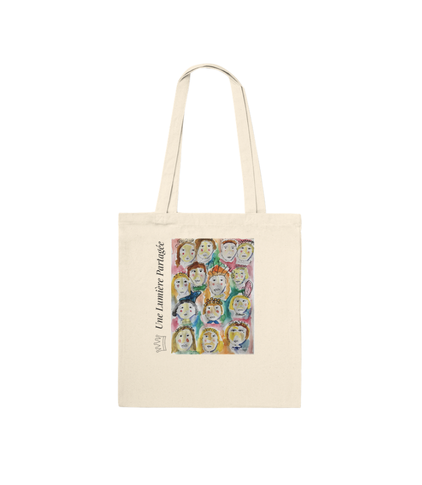 Une Lumière Partagée (A Shared Light)  -Premium Tote Bag Natural