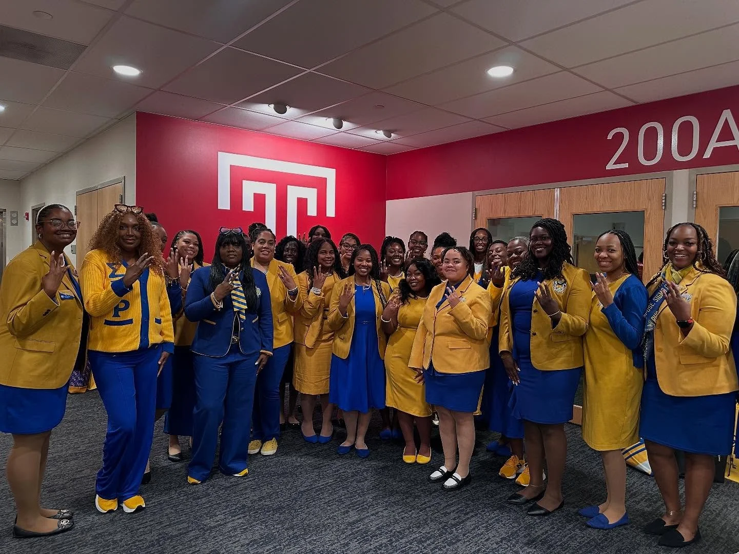 The ladies of TPS proudly represented at the Notable Northeastern Region 2025 Area Meeting at Temple University! 💙💛 

We were joined by our amazing undergraduates of @bppoodles @la.sgrhos and @widenerpoodles 💙💛