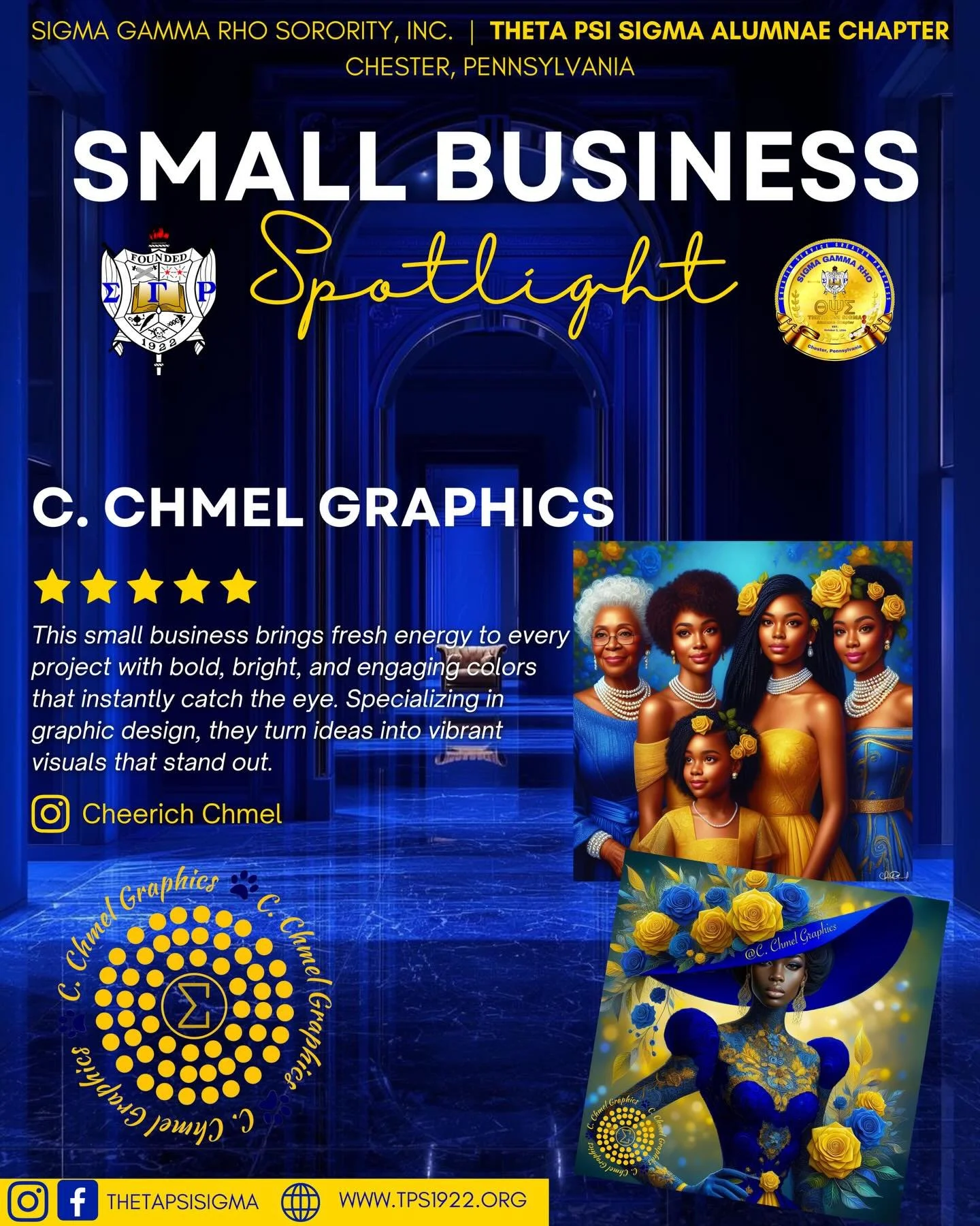 Day 29 of Rhovember highlights Small Business Saturday!

Today is all about spotlighting the incredible small businesses owned and operated by our fellow Sorors. Their creativity, talent, and dedication strengthen our communities every day.

Let&rsqu