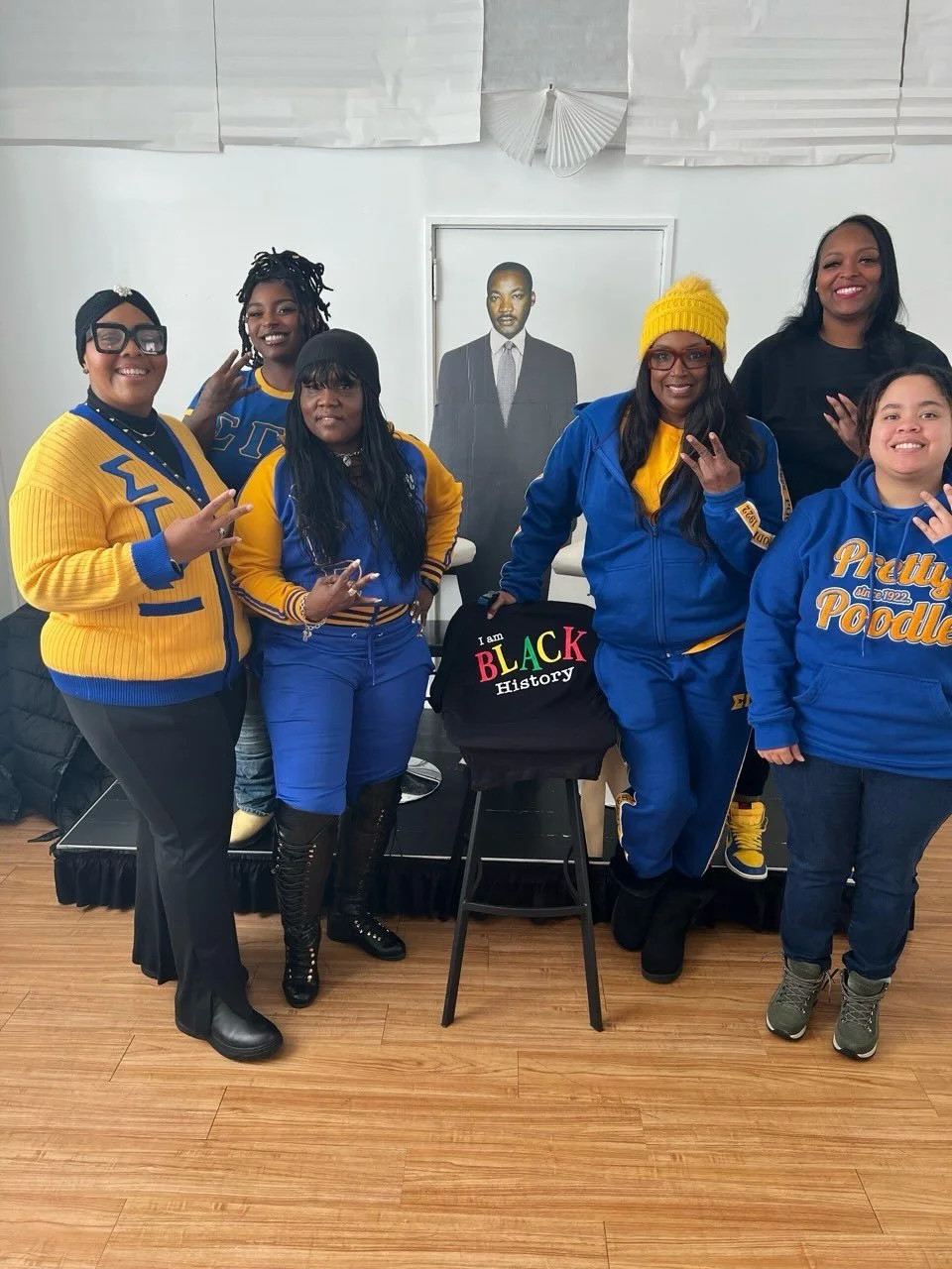 Today, the ladies of TPS proudly celebrated MLK Day of Service at the Chester Culture Arts &amp; Technology Center (CAAT Center), honoring Dr. King&rsquo;s legacy through &ldquo;Proof of Truth&hellip;The Resilient Presence of Chester&rsquo;s African 