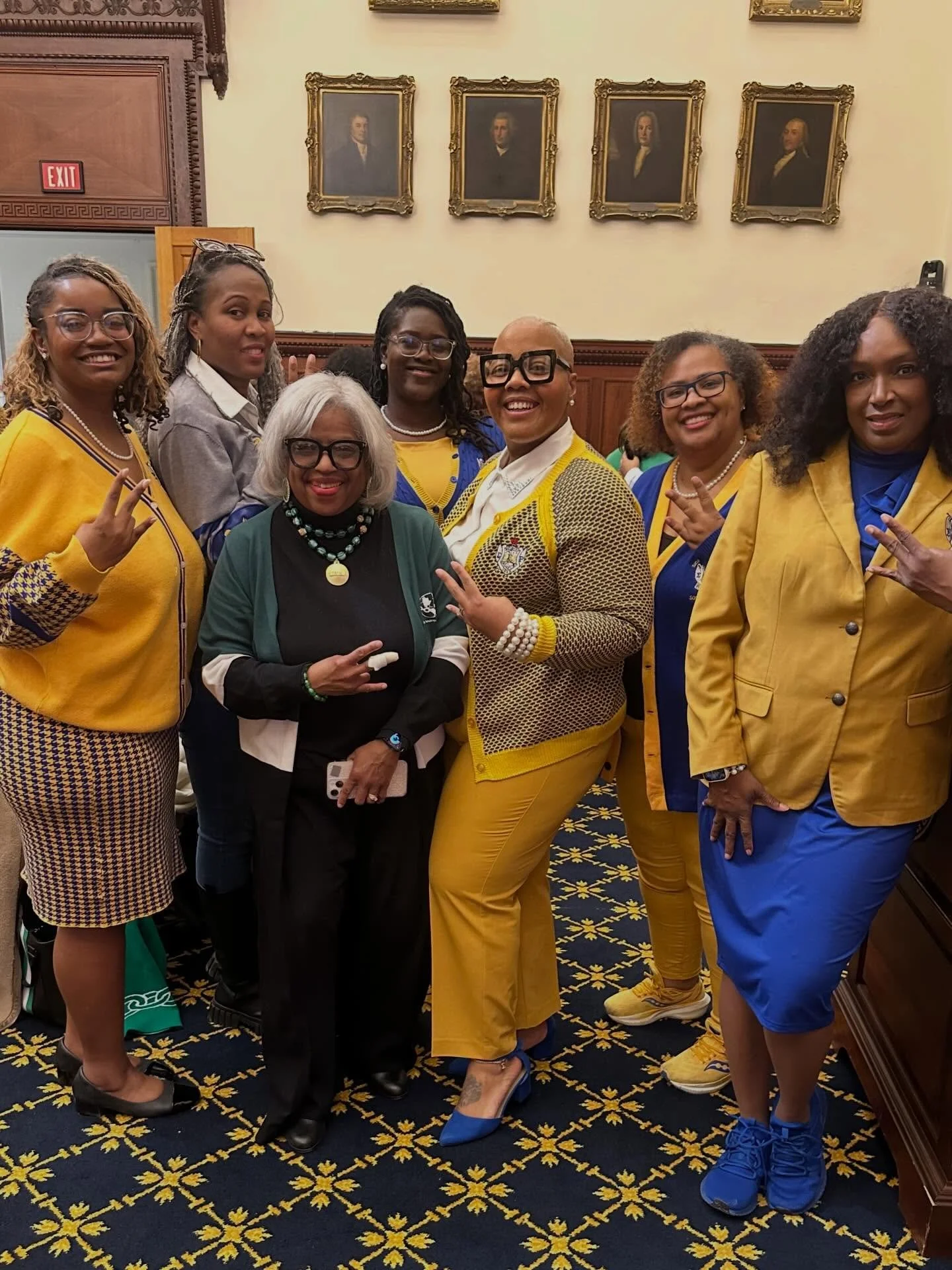 This 22nd the ladies of TPS joined our @sgrhophilly Sorors for the launch of the Mayor&rsquo;s Roundtable for Pan-Hellenic, Historically Black Colleges and Universities (HBCUs), and Fraternal Organizations in the City of Philadelphia!

Congratulation