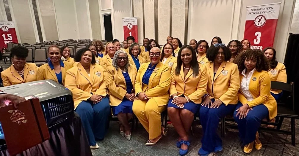 The ladies of TPS were honored to join our Area 6 Coordinator @keshiabutlerthomas as she brought greetings to the men of Kappa Alpa Psi Fraternity, Inc. at their 96th Northeastern Province Council. 

A special shoutout to the host chapter, the men of