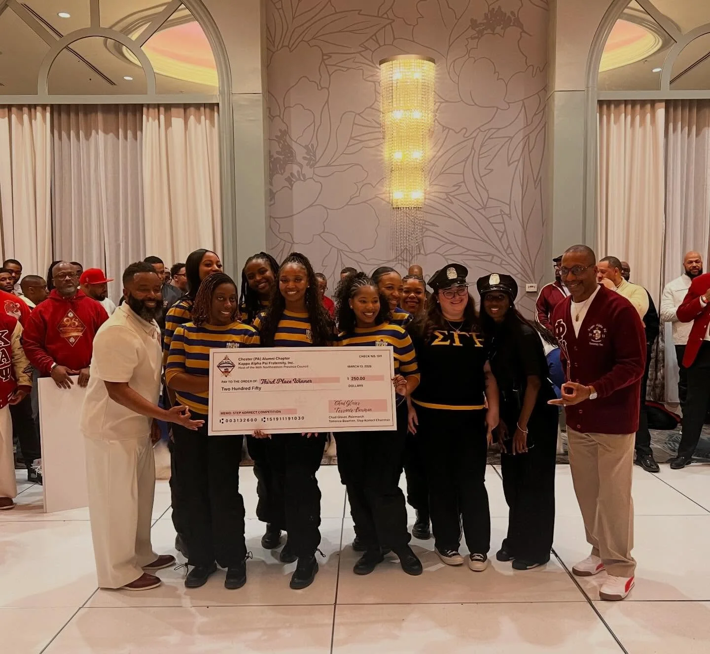 Join us in congratulating the ladies of TPS who performed last night at the Step Korrect Sorority Step Show Competition hosted by @chesternupes at the 96th Northeastern Province Council! 

We are so proud of the &ldquo;Royal 22&rdquo; for representin