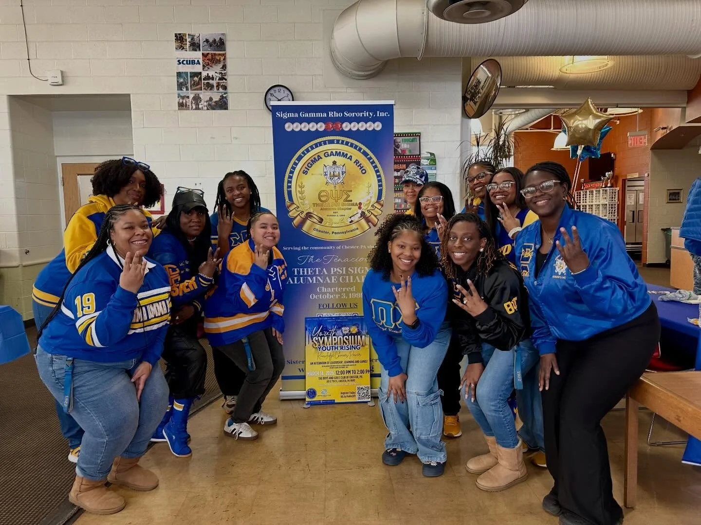 Yesterday the ladies of TPS held another successful Youth Symposium where our young people got to experience an afternoon of learning, engagement &amp; activities ! 💙💛

We hosted presentations on topics such as social media safety, public speaking 