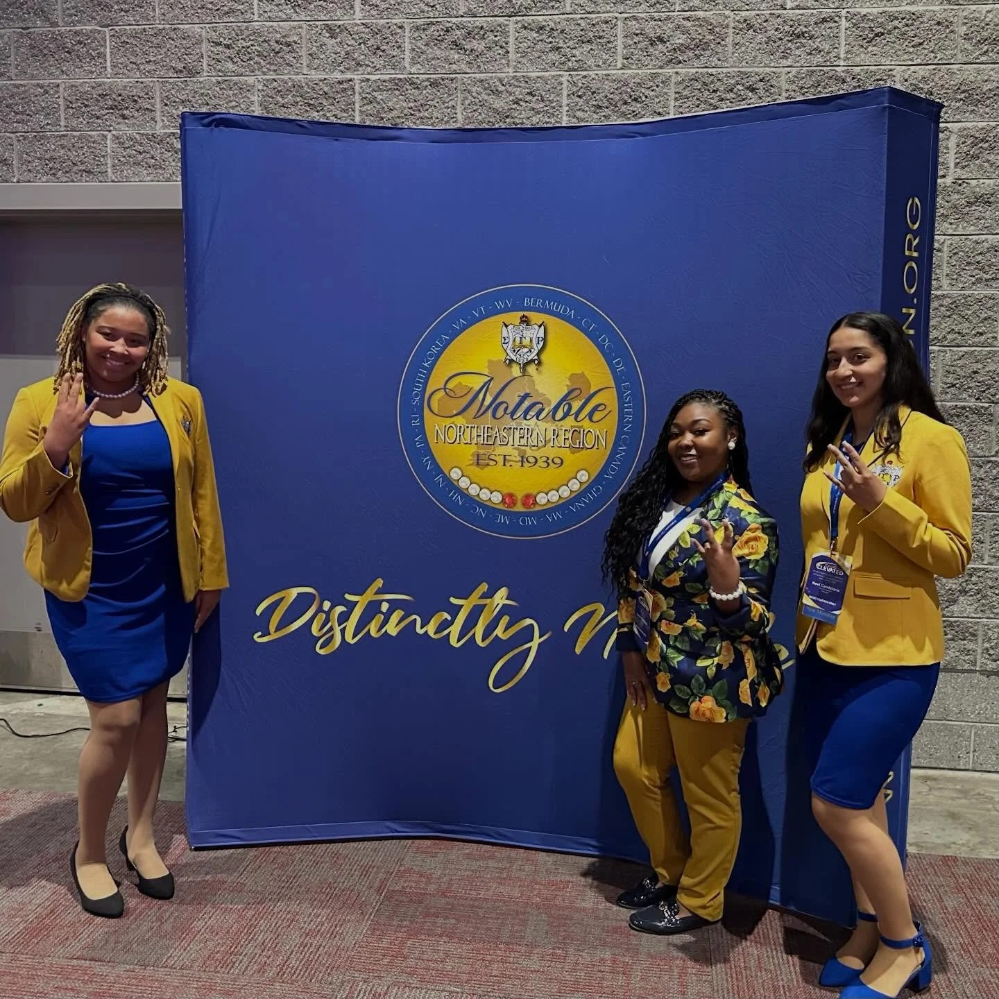 Undergraduate appreciation post!! 💙💛

The ladies of TPS would like to give a shoutout to our amazing undergrads who joined us this week in Springfield, MA for the 84th @sgrhoner conference!

Soror Smith representing @pichi_poodles, Soror Standback 