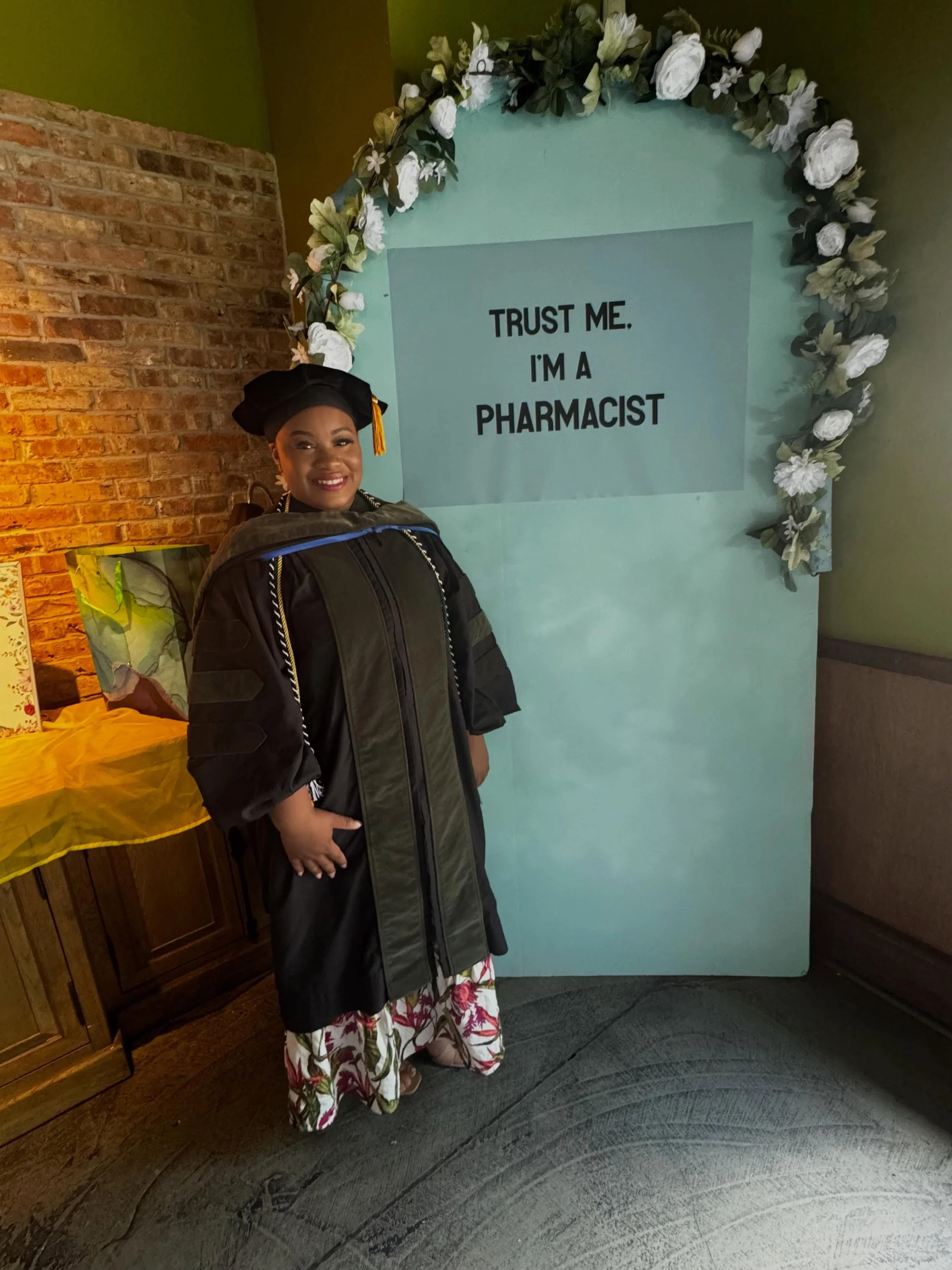 The ladies of TPS are 3 for 3! Join us in congratulating Soror Dr. Cynthia Clark on earning her Doctorate in Pharmacy from @notredameofmd ! 💙💛

We are beyond proud of her accomplishment and can&rsquo;t wait to see the impact she&rsquo;ll make! Cong