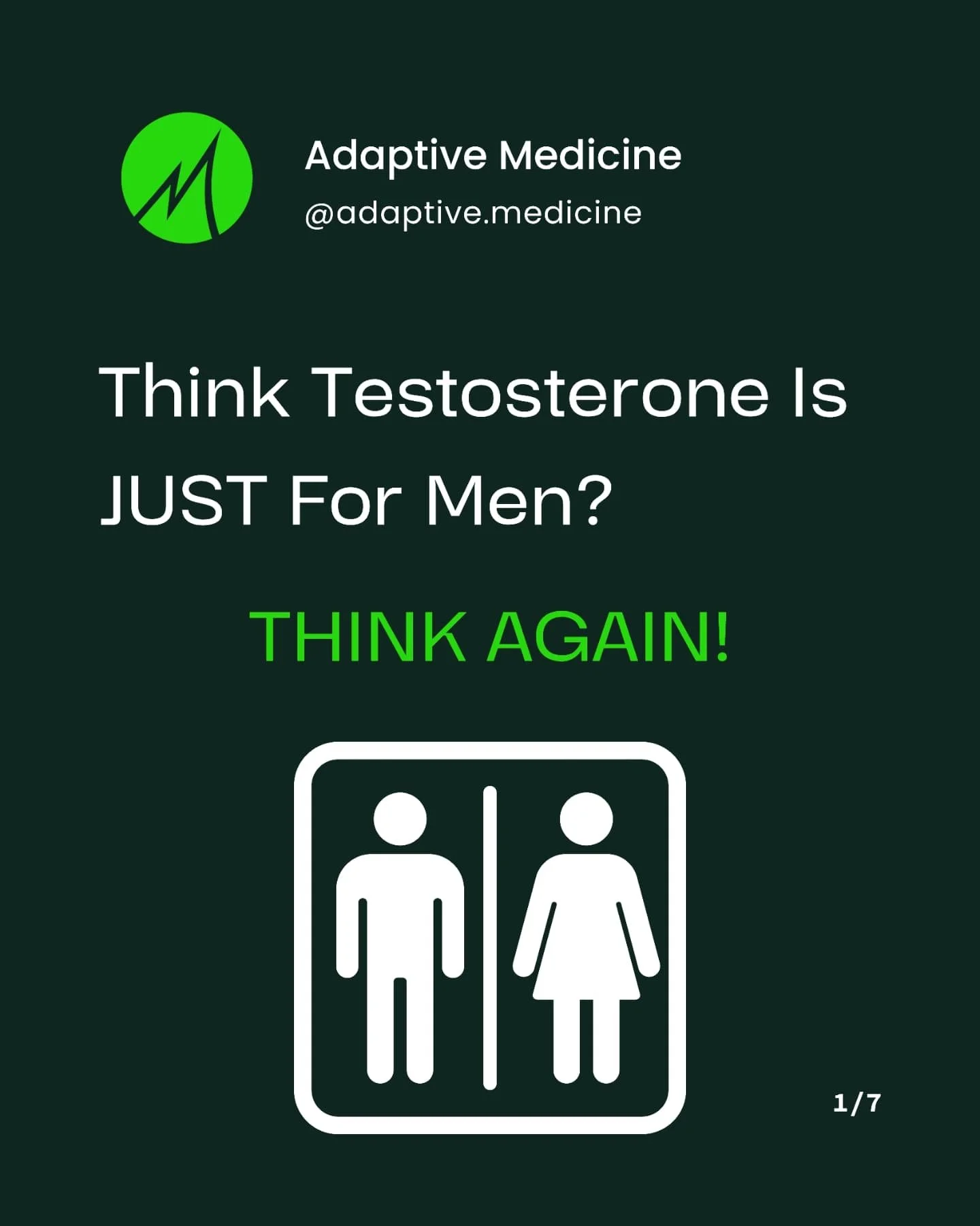 Testosterone is a LIFE hormone. Essential for men and women. 

T fuels your energy, mood, metabolism, and longevity. 

Low T means more than low libido. It&rsquo;s linked to fatigue, depression, heart disease, and cognitive decline in both sexes.

Le