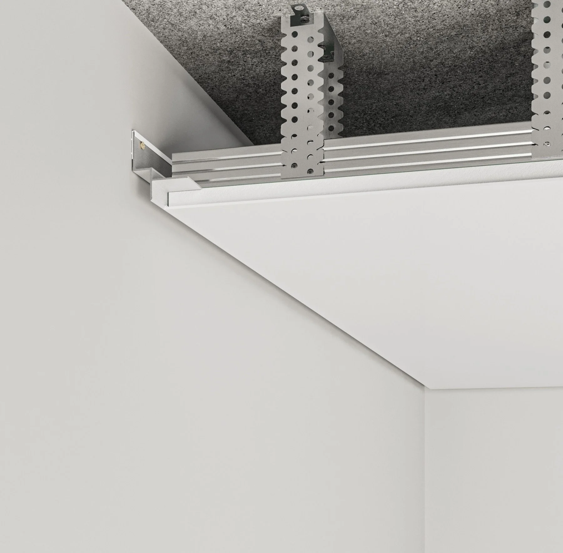Shadow gap profile, ceiling trim model ts-12.
