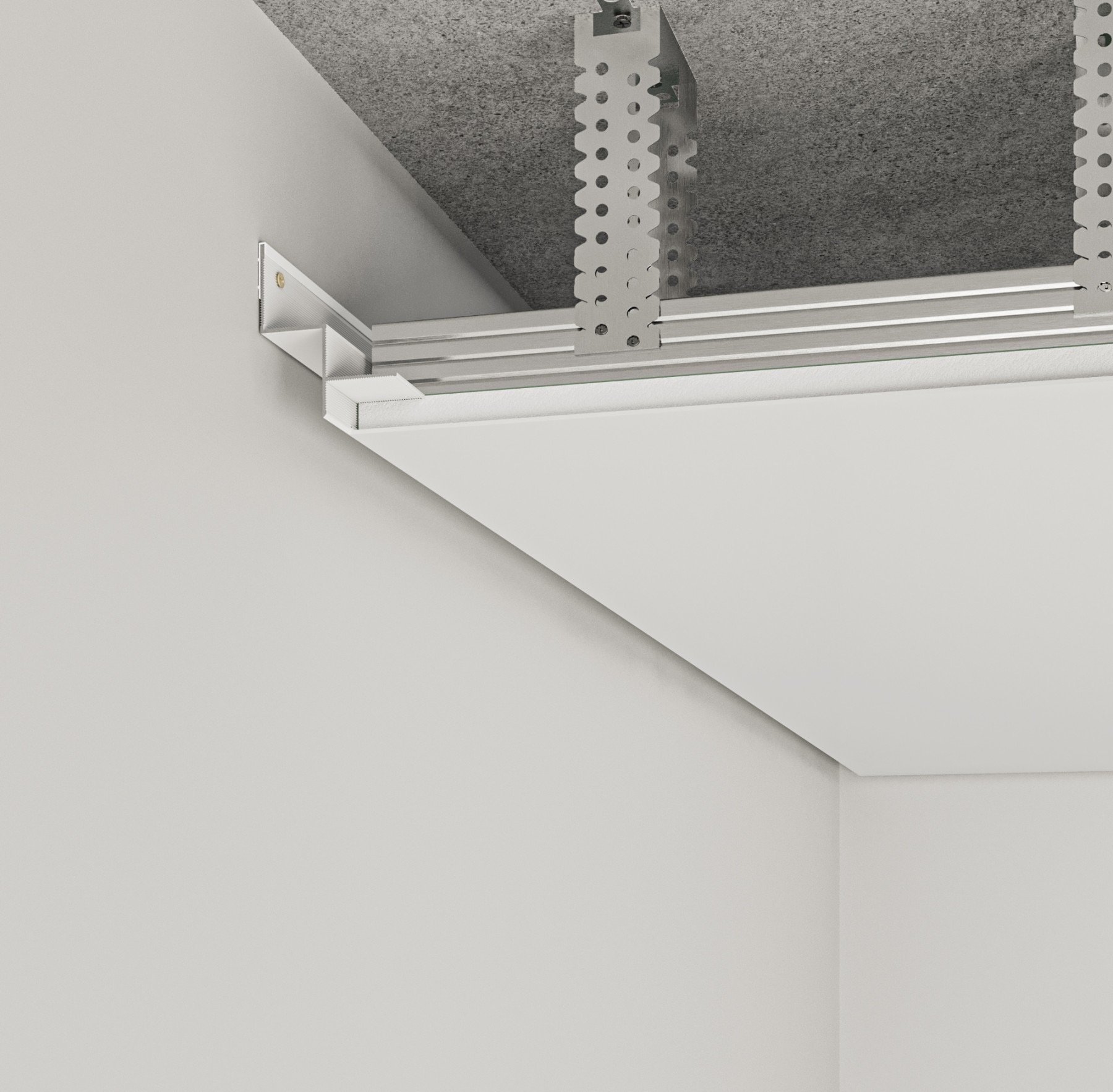 Shadow gap profile, ceiling trim model TS-22.