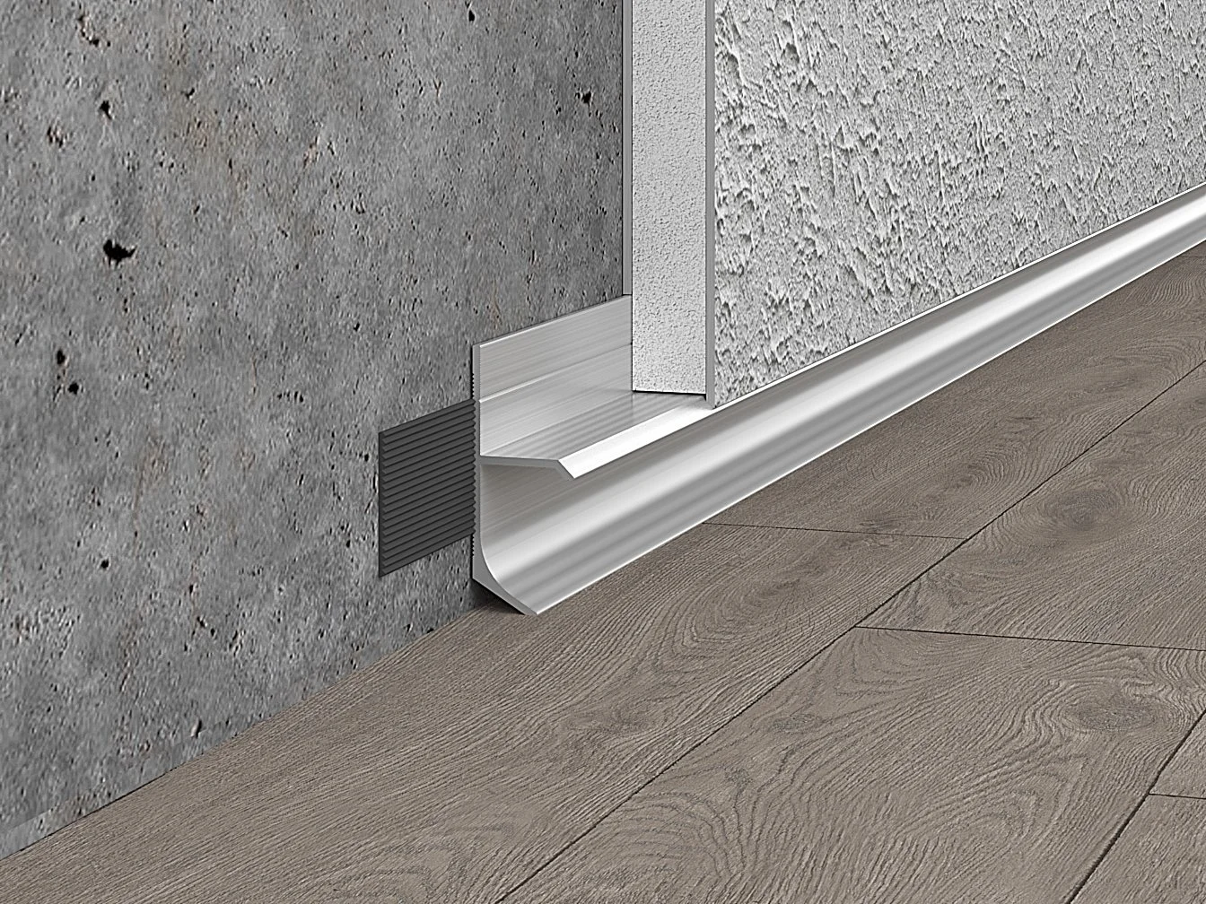 Unfinished shadow gap skirting board in 20mm height, model p26.