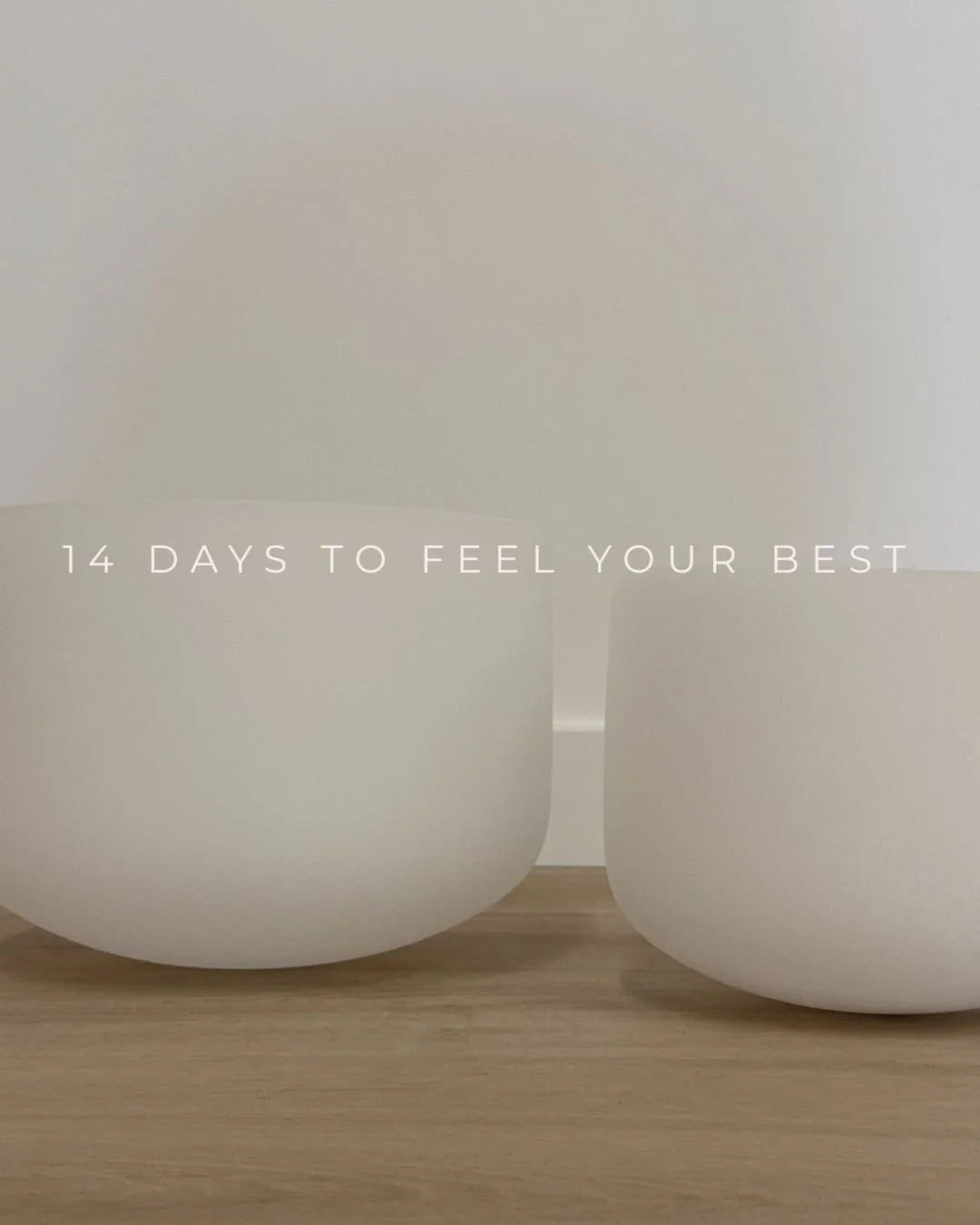 If you&rsquo;ve been wanting to feel your best -
less stressed, more clear, and more at ease in your body -
this is it.

14 days to support your body consistently
and see what starts to shift when you give it what it needs.

Breath + sound to calm yo