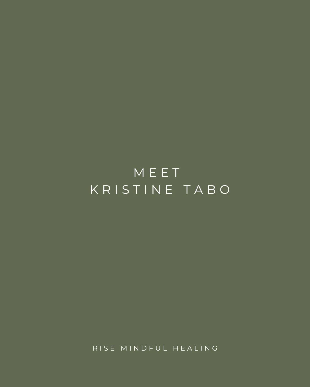 We&rsquo;re so excited to officially welcome Kristine to the Rise Mindful Healing team.

Kristine is a licensed massage therapist with 16 years of experience and a true passion for helping people feel more connected, supported, and at ease in their b