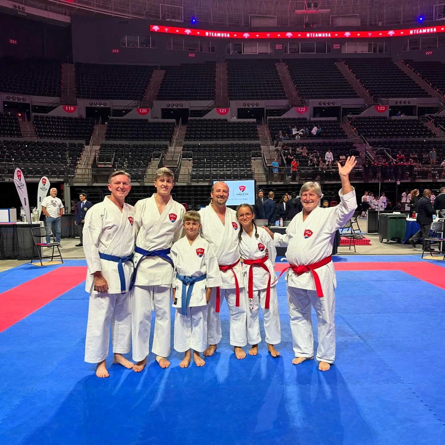 Theres nothing cooler than seeing multiple generations doing karate together! The Turney and Phillips families both did team family kata today at the @usakarate nationals and they should be so proud! Families that karate together stay together ☺️ #fa