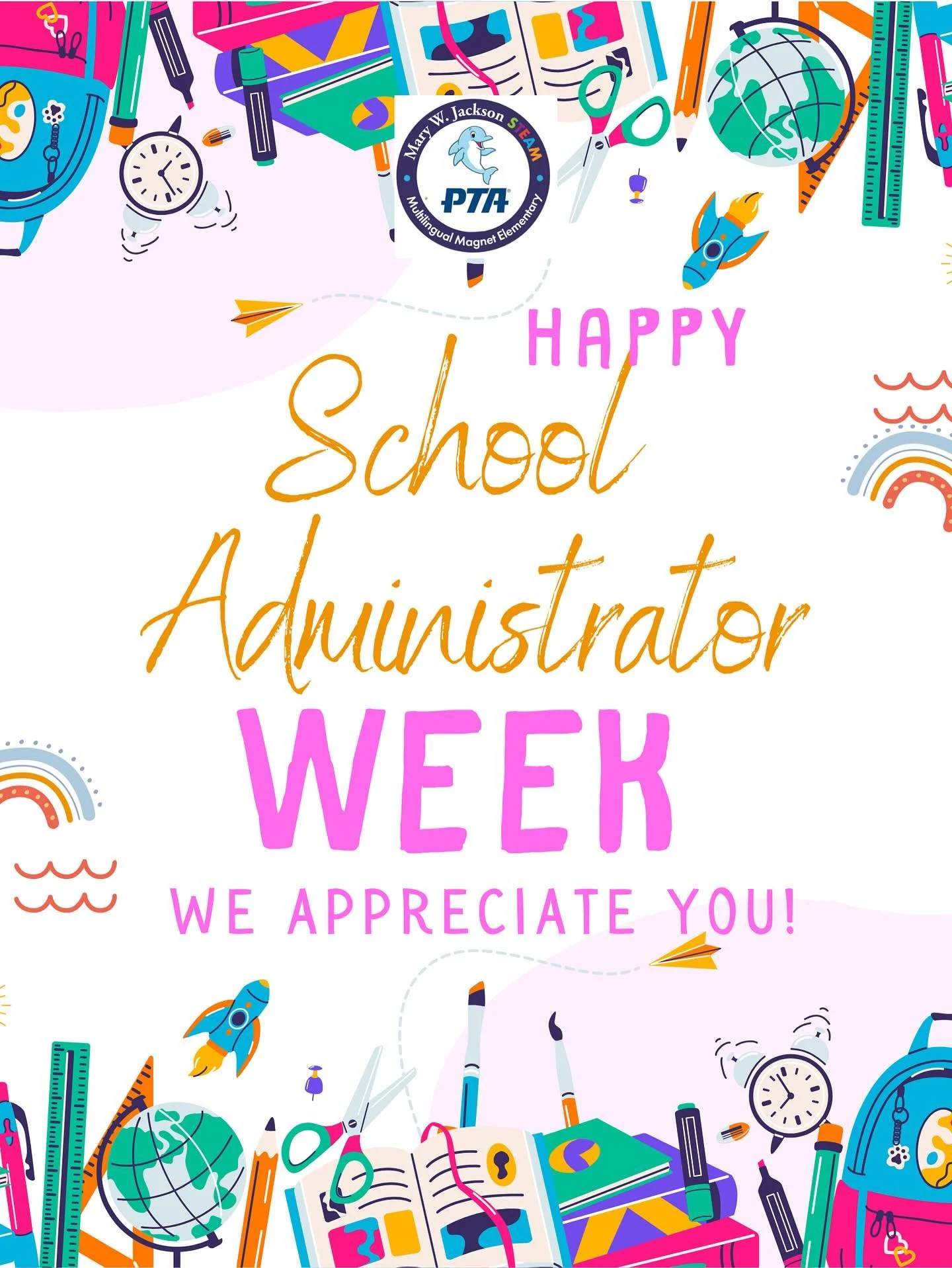 Let’s give a big shoutout to our principal, Ms. Villagrana 🙌🏽 who gives her all to make our school great! Thank you for all you do for the 🐬🐬 // ¡Un gran reconocimiento a nuestra directora, la Sra. Villagrana 🙌🏽, quien se esfuerza a