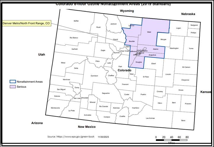 What Denver's "Severe" Ozone Designation Means