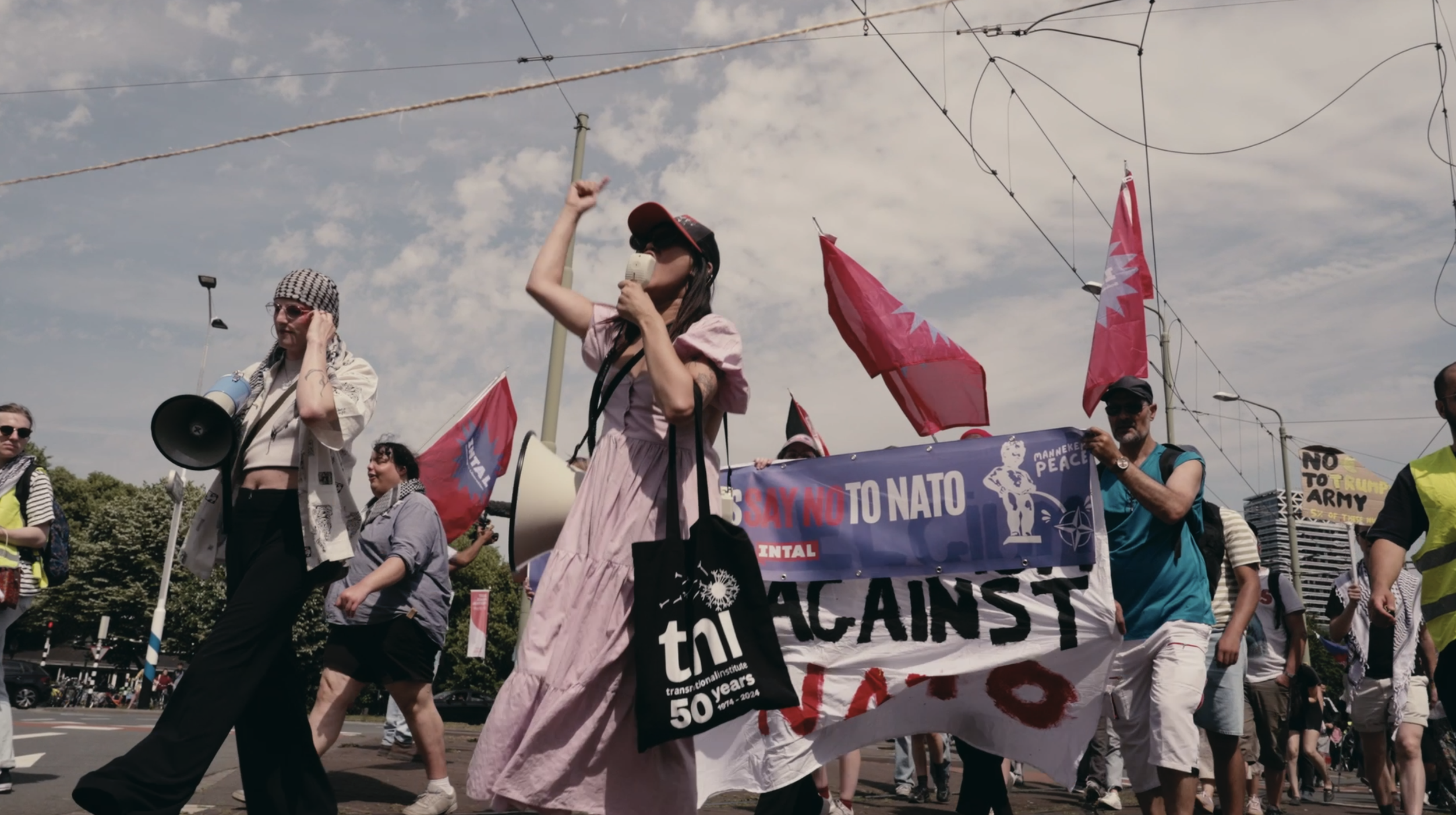 Anti-Nato Protest The Hague 