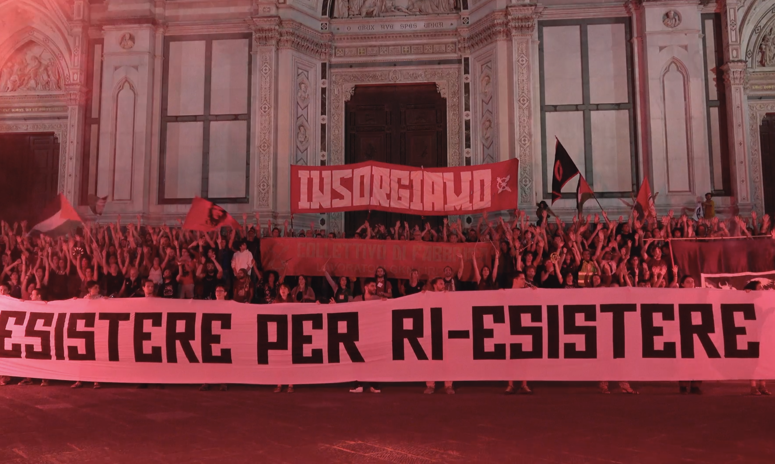 Protest in Firenze for the GKN collective 