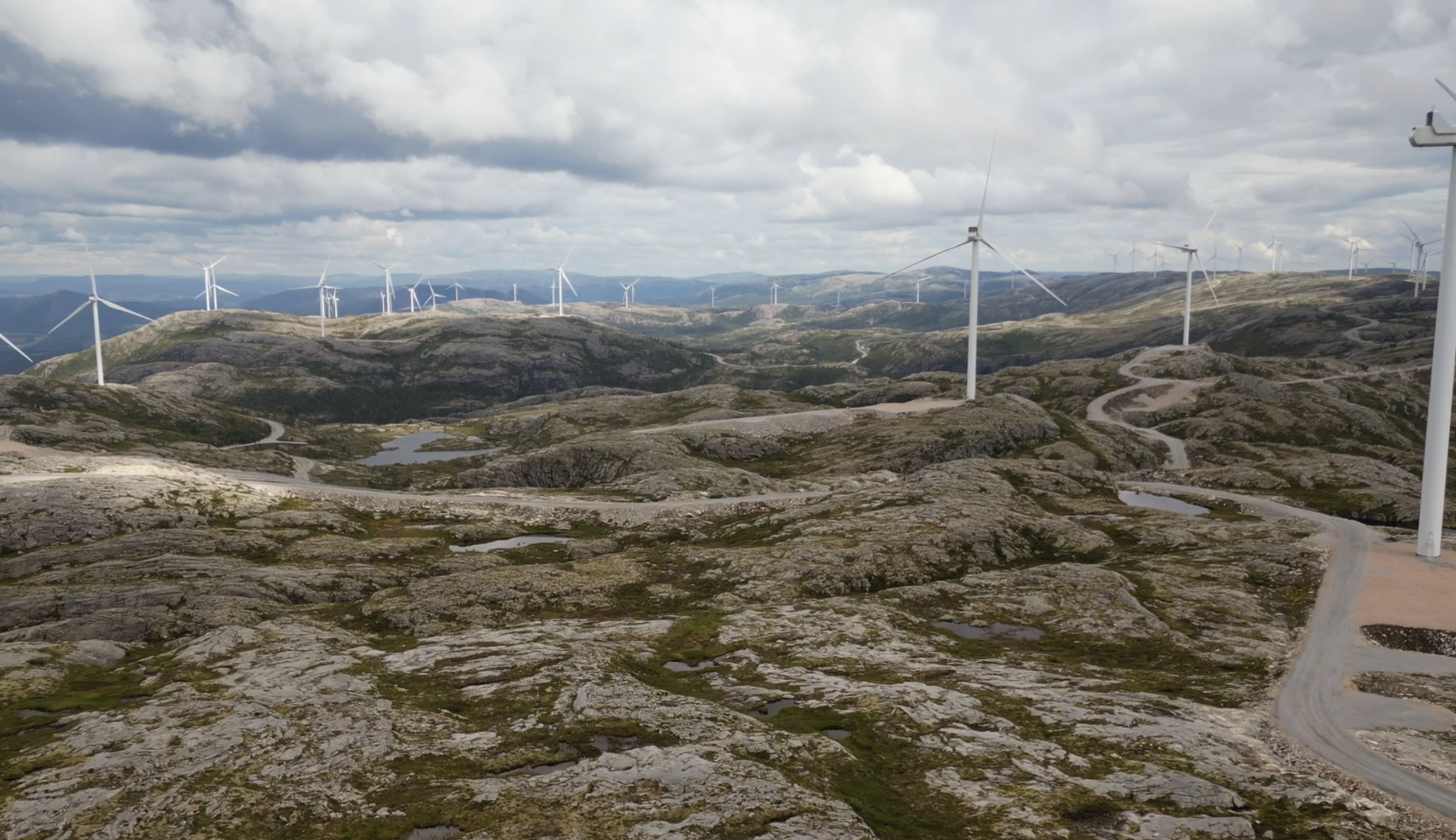 Illegal windmill park in Sápmi
