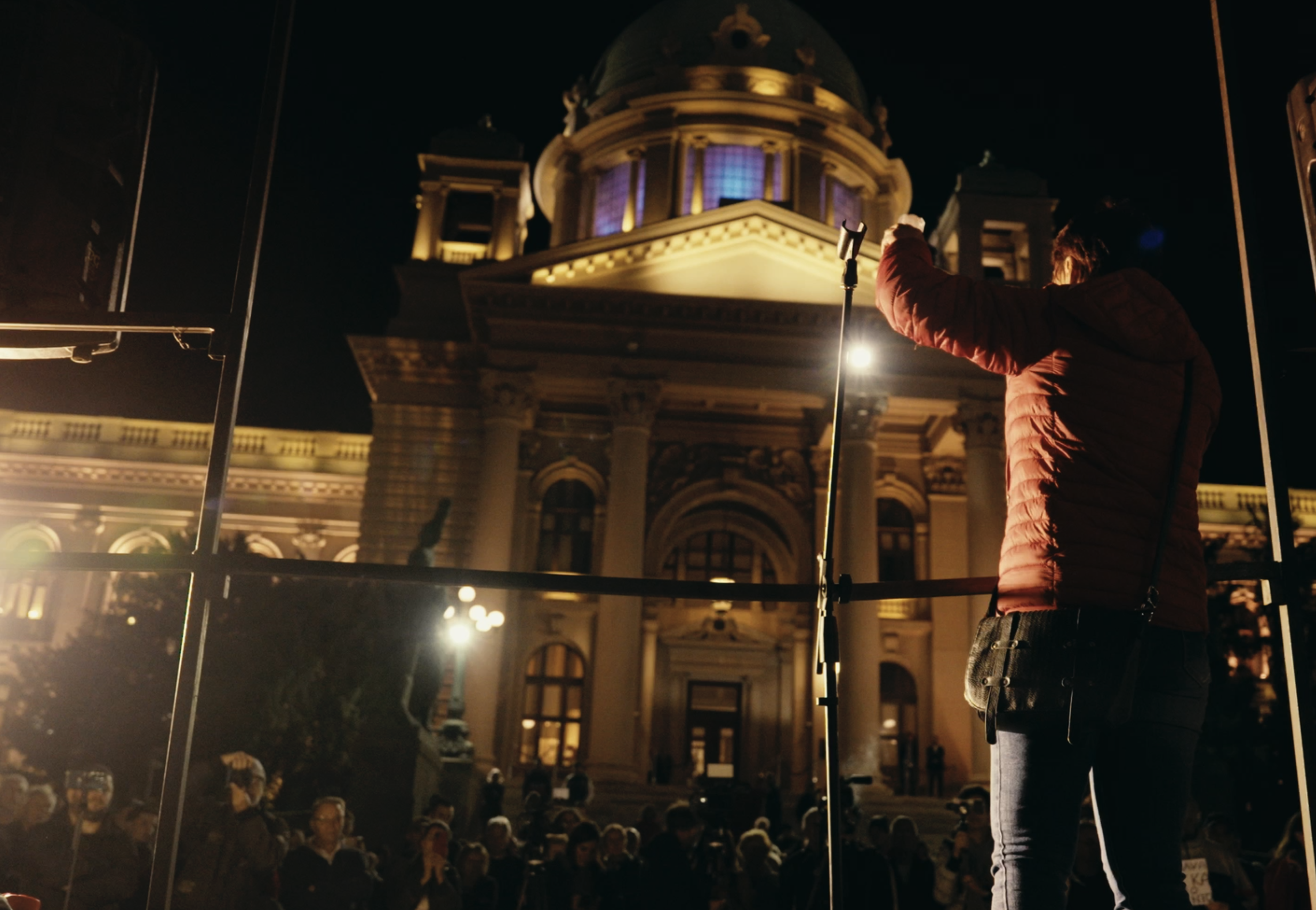 Protest in Belgrade against Rio Tinto 