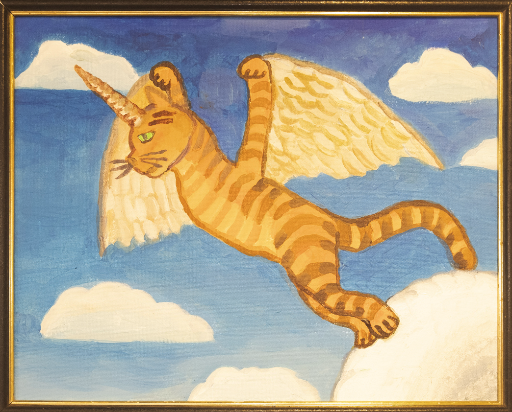 Flying Cat, by Mesila Thraam