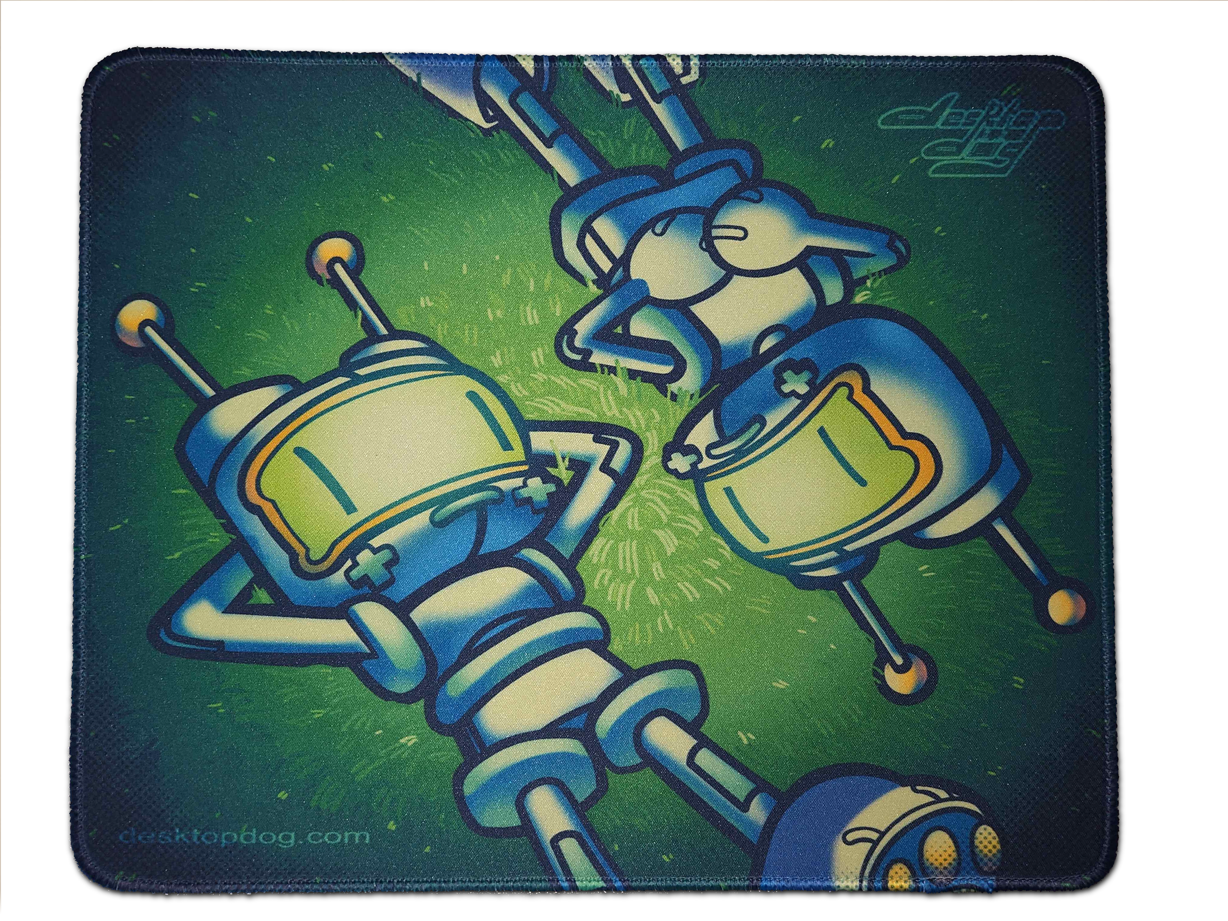 laying in the grass - mousepad