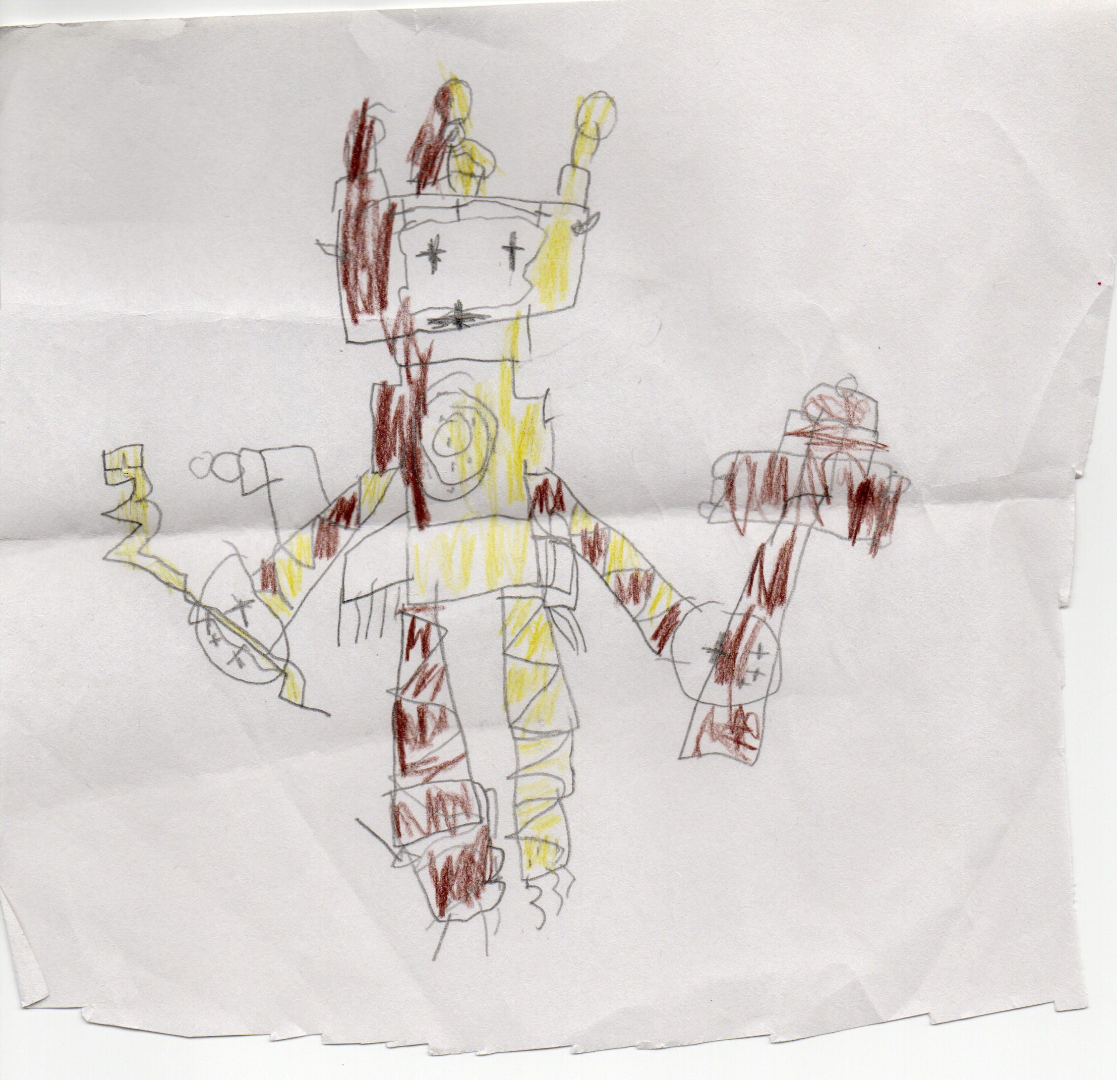 [cck] this artist in particular is really fond of exploring the robotics of desktop dog, they often draw him with tools and weapons. i have been told this is because desktop dog should protect others. i agree!
