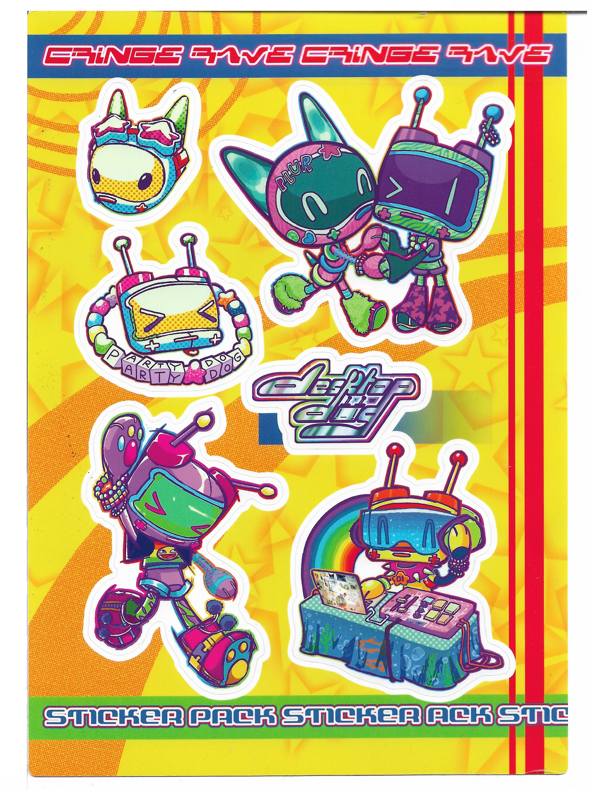 PLUR!! - sticker sheet