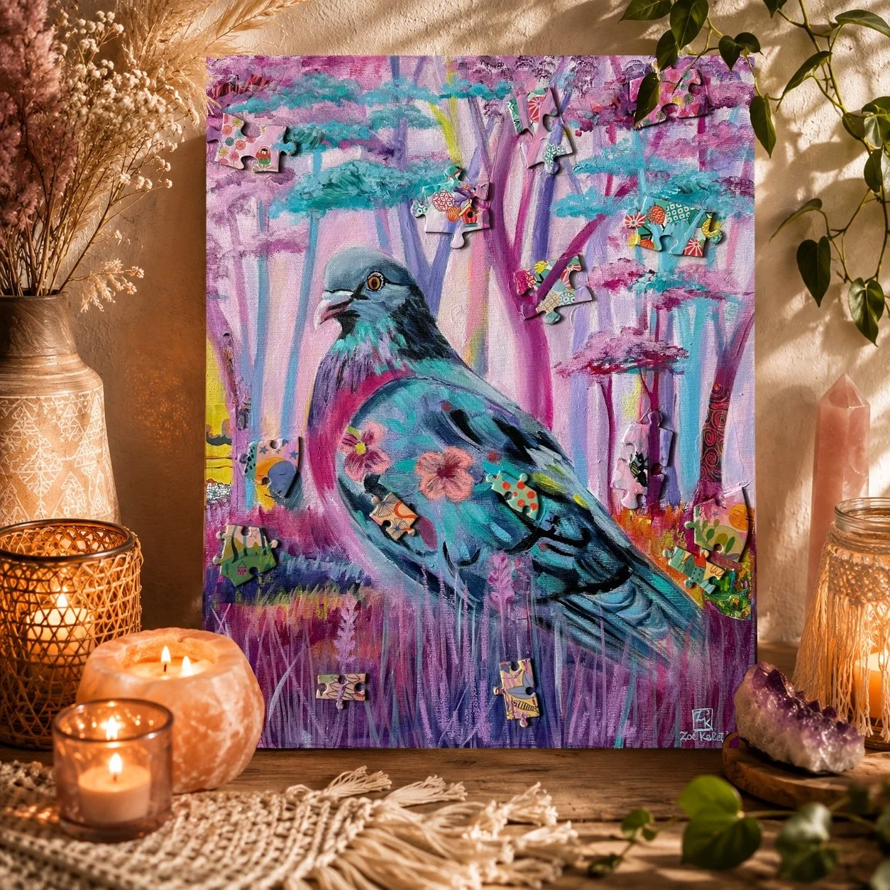 You are beautiful - original painting on canvas